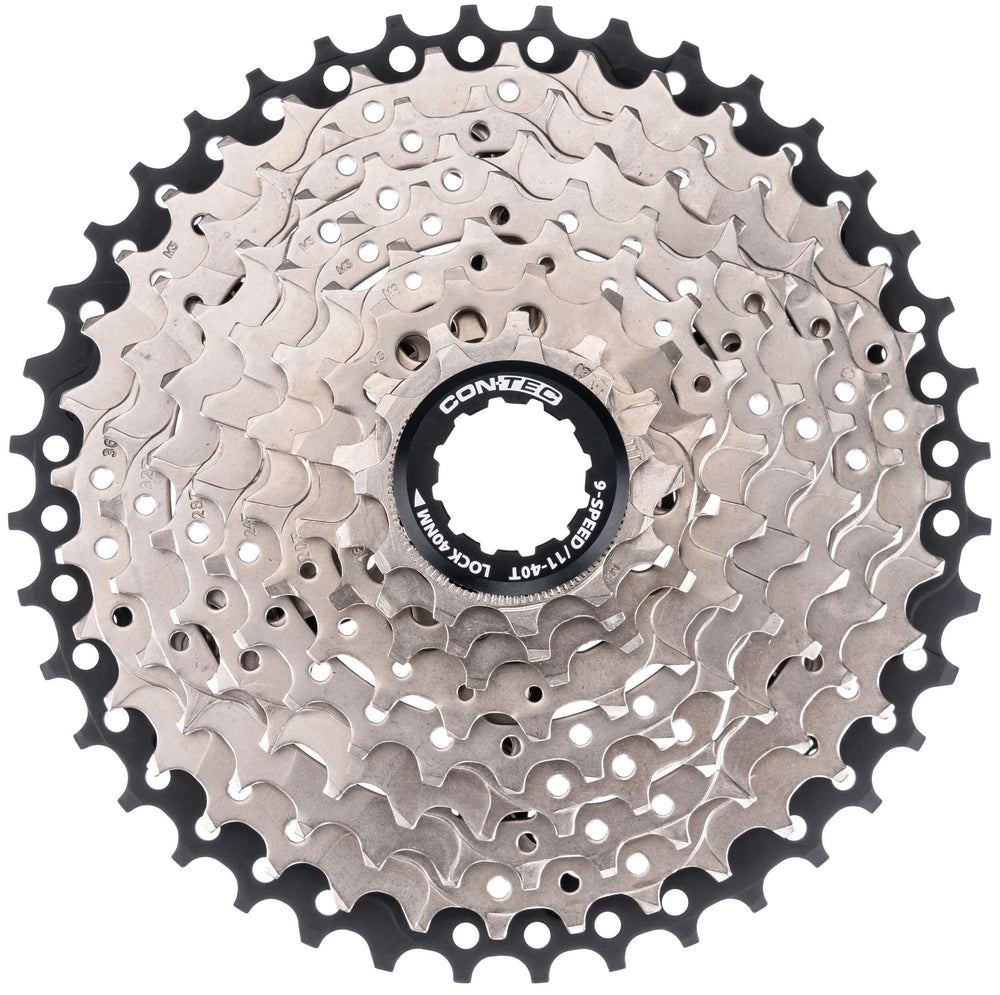 Contec kassette grad ct cas.sprocket grad 11-40t 9sp sil. black