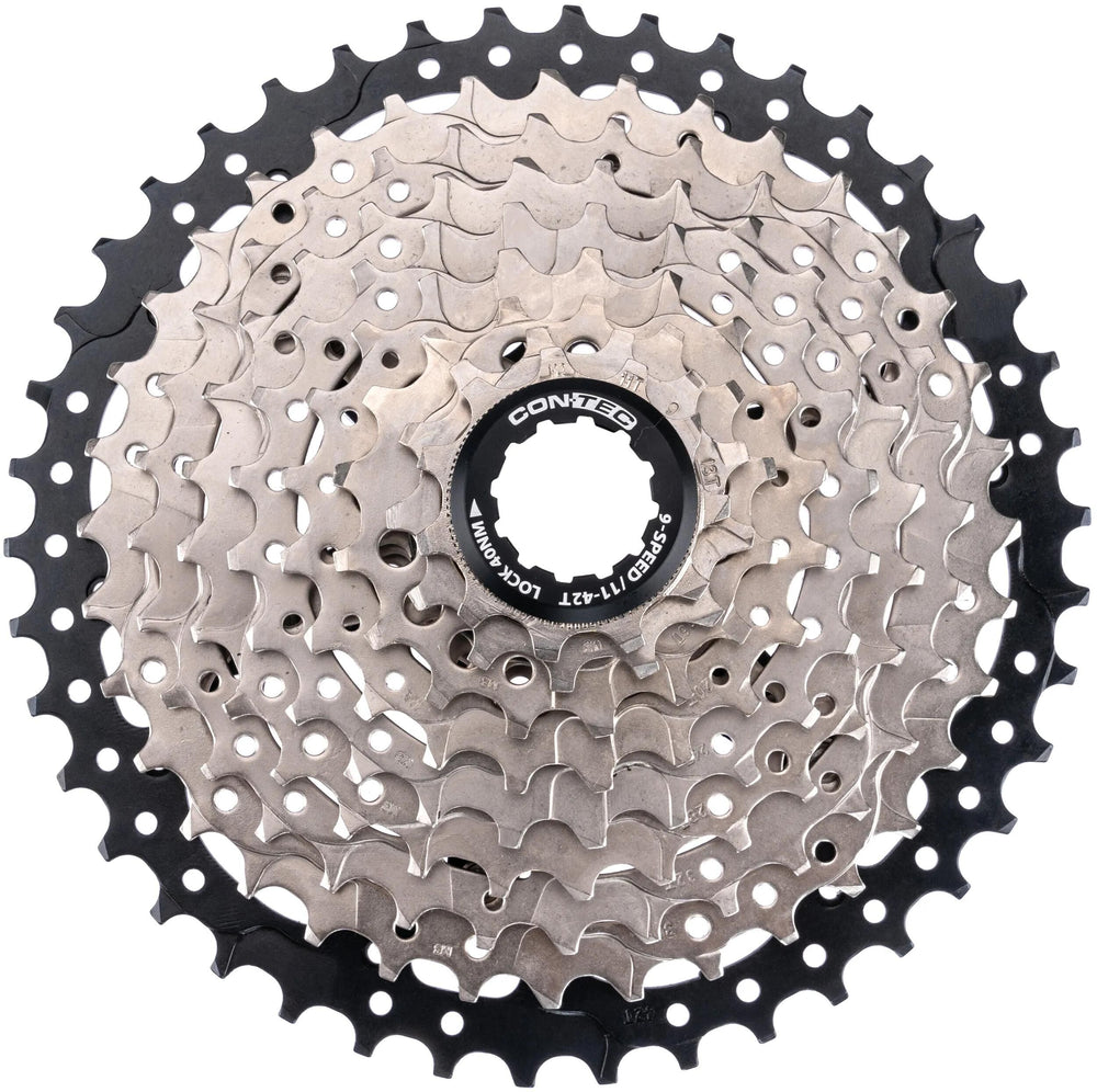 Contec kassette grad ct cas.sprocket grad 11-42t 9sp sil. black