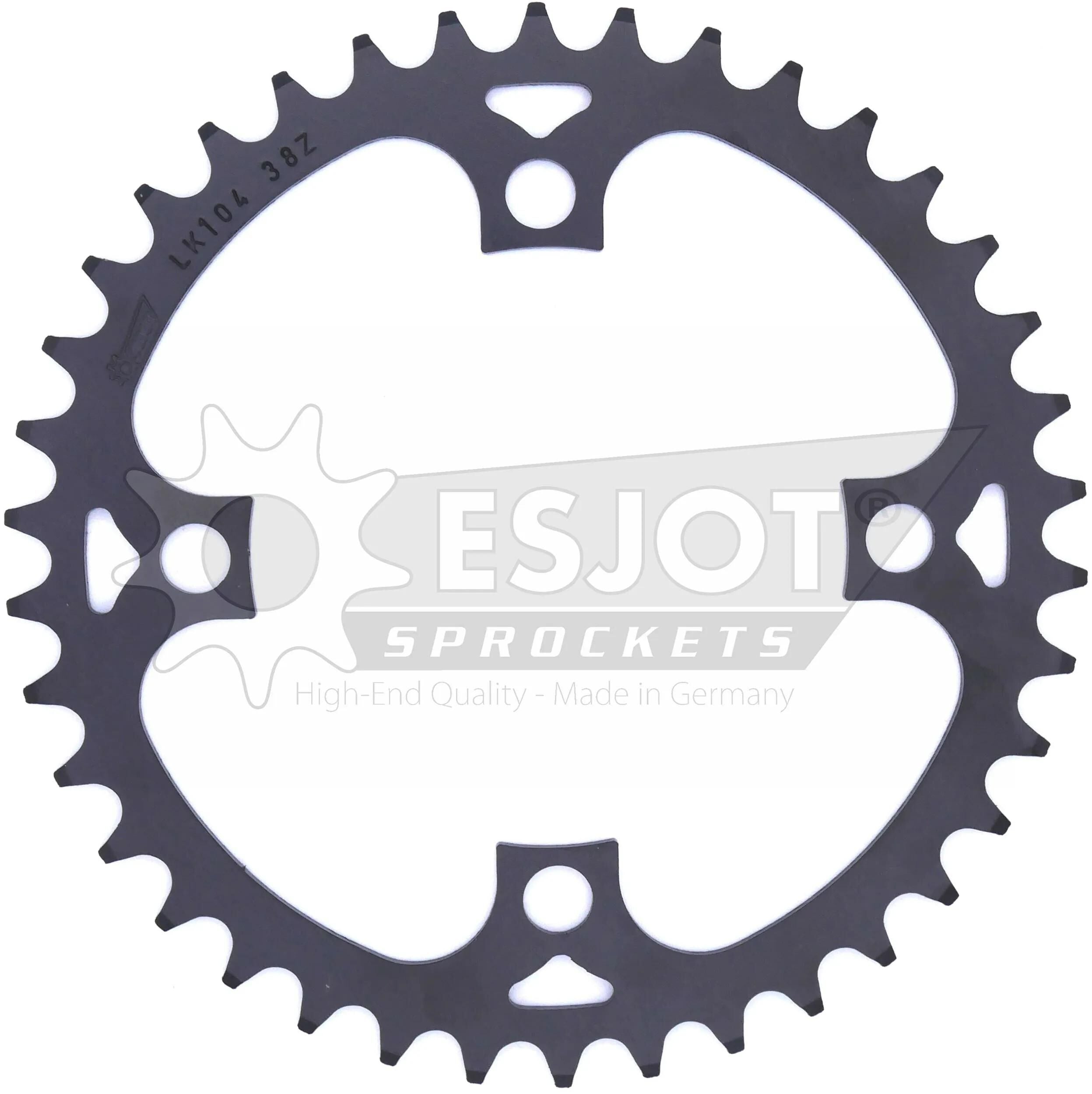 ESJOT Tandwiel Bosch,Yamaha, Bafang,Brose 1 2x1 8 vlak 38T