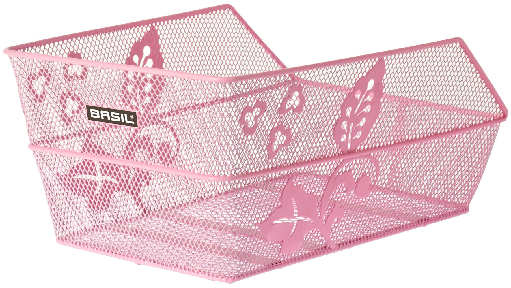 Basil Cento S FM - fietsmand - achterop - klein - inclusief bevestigingsmateriaal - roze