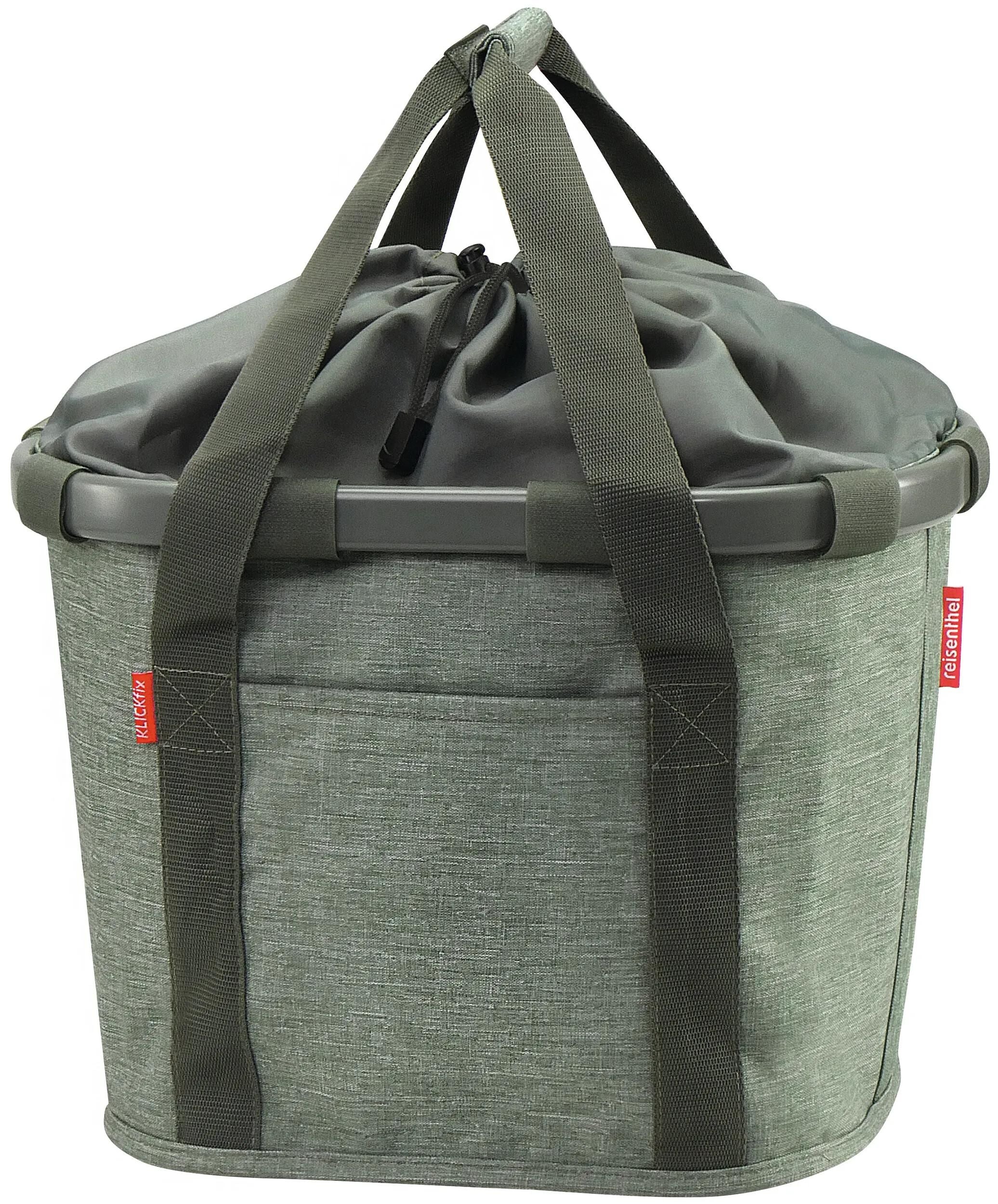 Klickfix reisenthel mandtas 15l twist salie groen