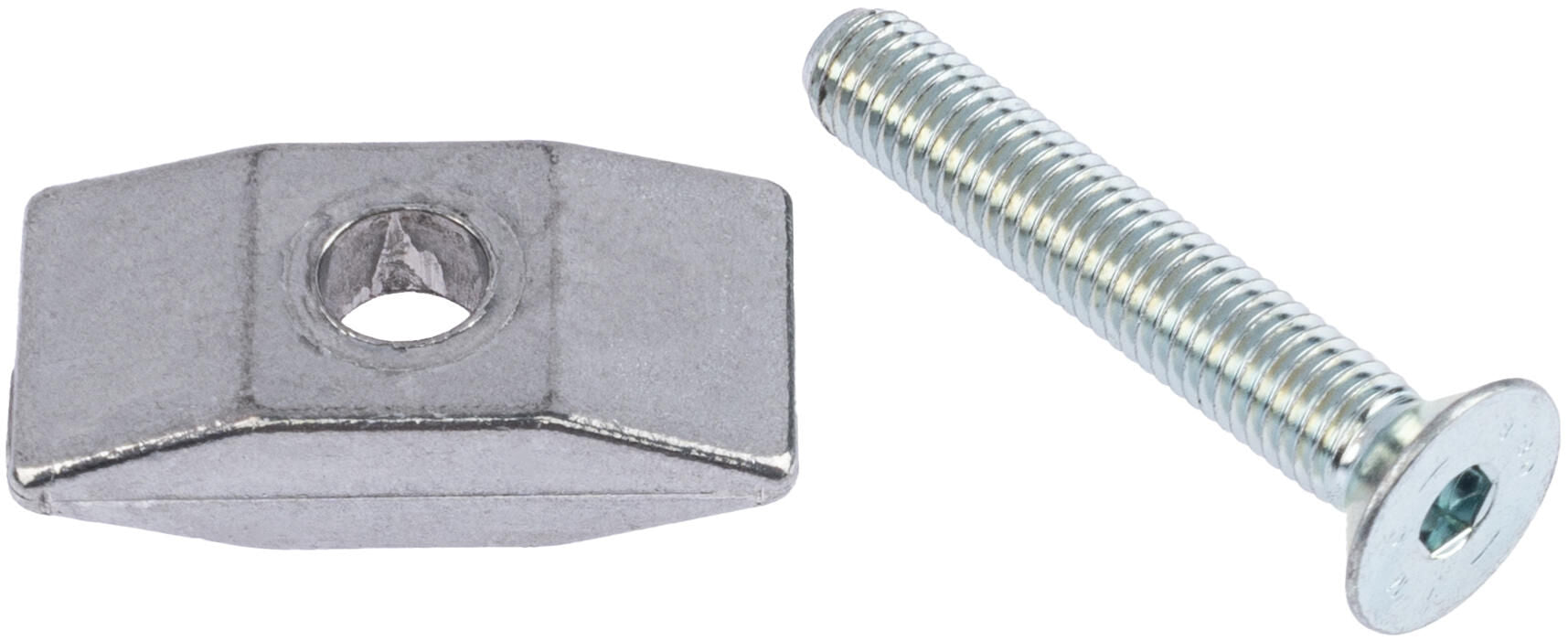 Pletscher standaardplaat f 15 3 flap flap m10 x 50mm