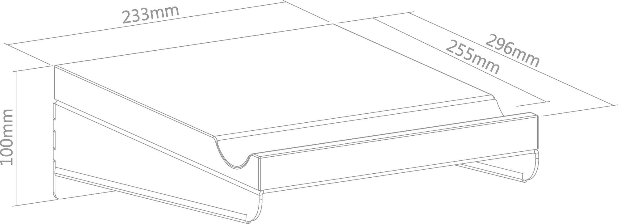 Contec presentatie-haken bikeart schap . ct wall presenter bikeart shelf black walnut