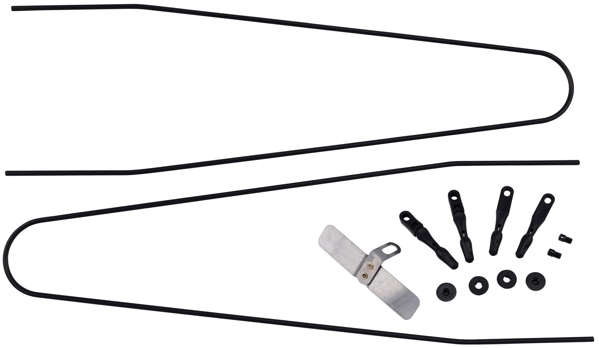 Contec spatbordstangen bevestigingsset splash protect dlx ct strut set f. splash prot.48 54mm 26 28 black