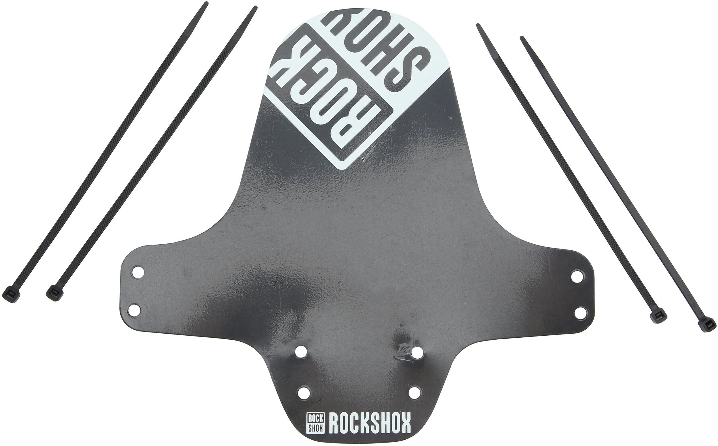 Rockshox steckschutzblech fender clip-on fender rs black white