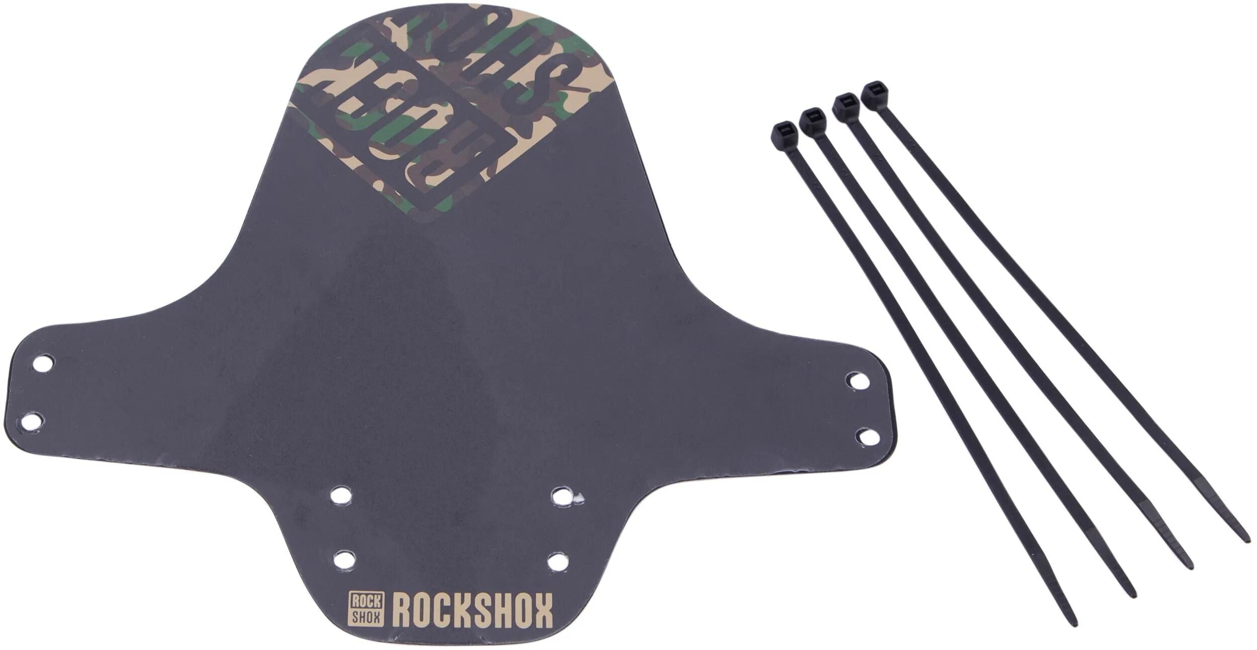 Rockshox steckschutzblech fender clip-on fender rs black camouflage green
