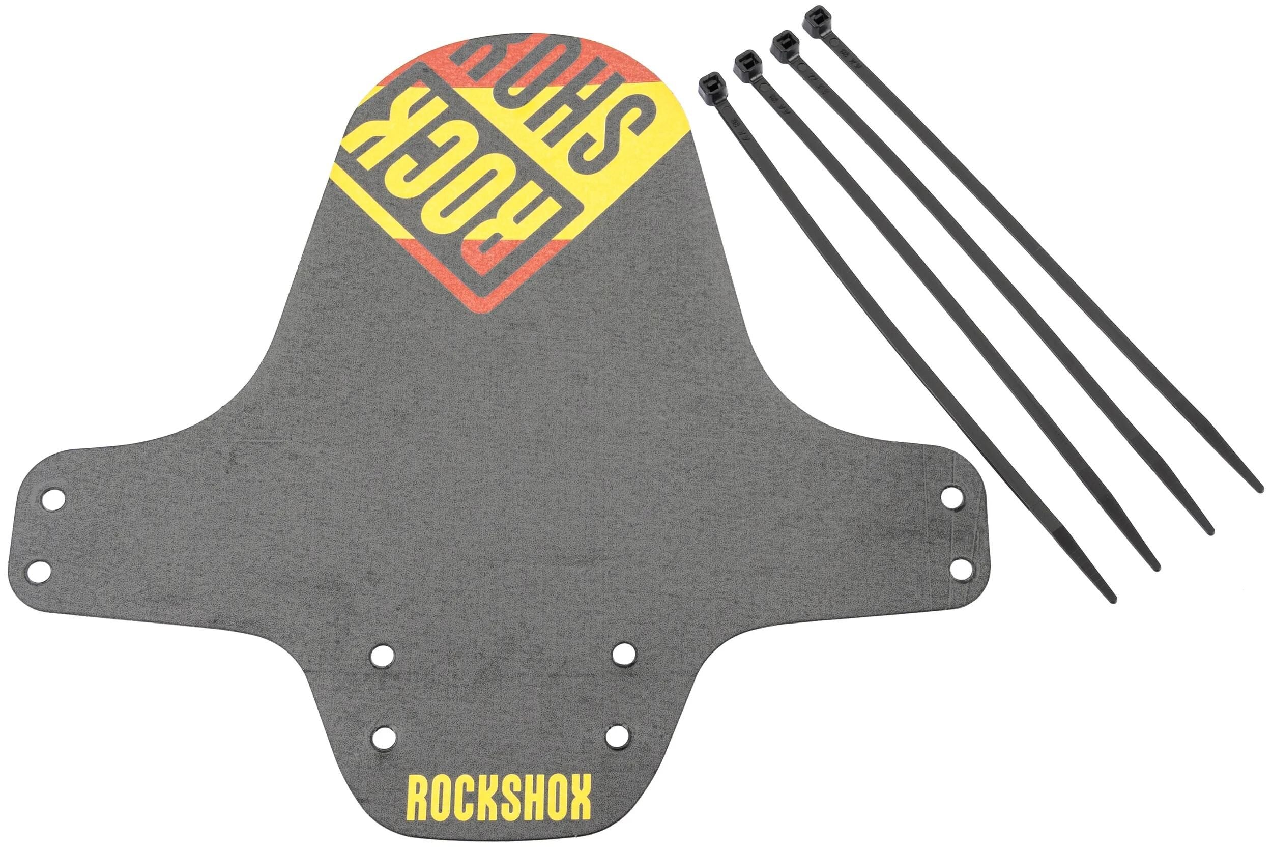Rockshox steckschutzblech fender clip-on fender rs black spain flag
