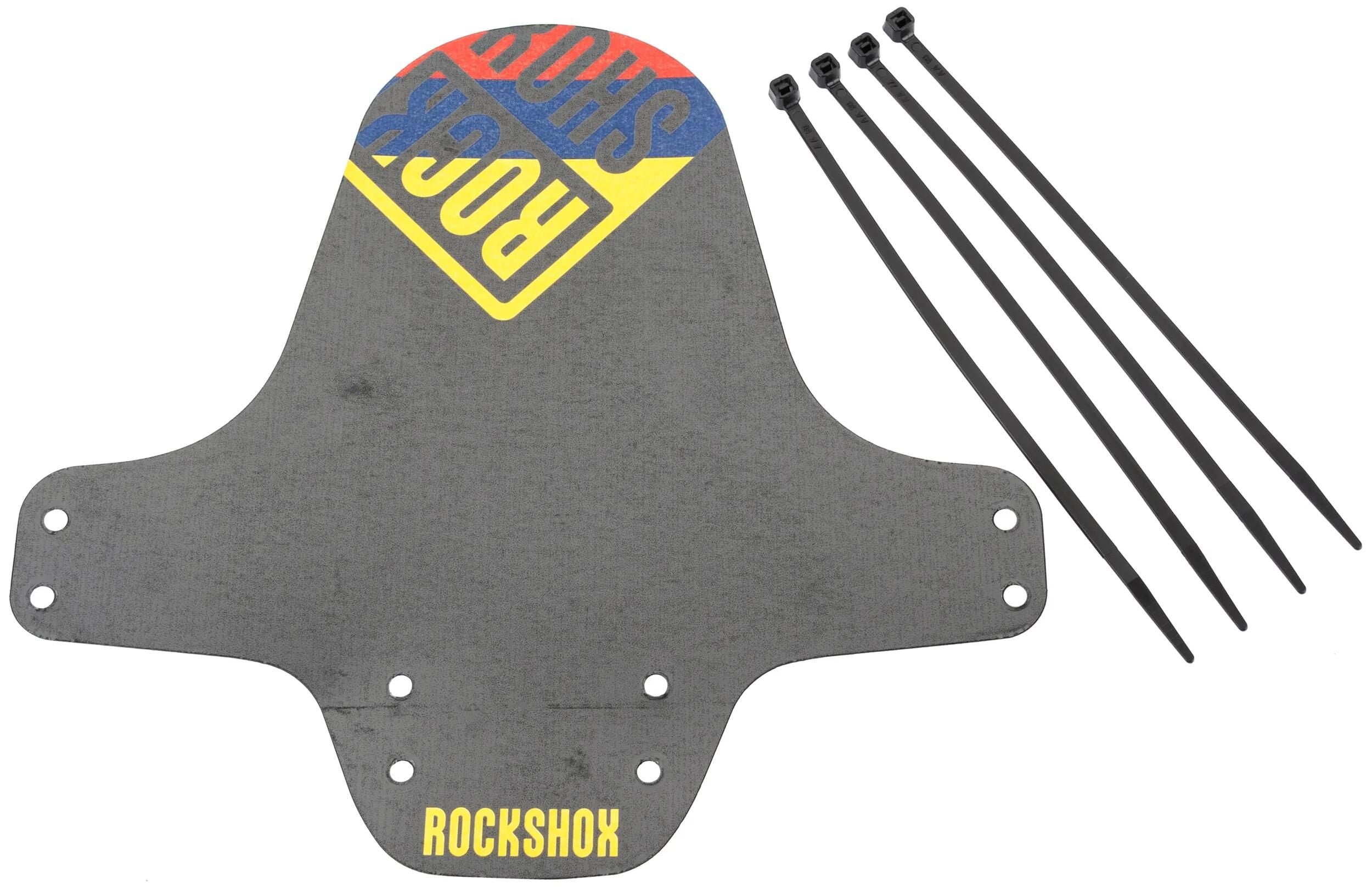 Rockshox steckschutzblech fender clip-on fender rs black colombia flag