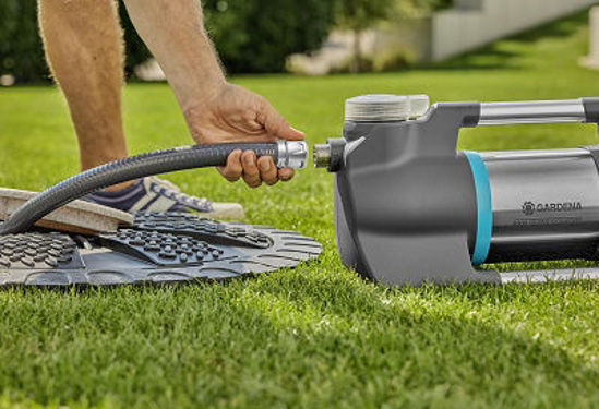 Gardena zuigslang 25 mm (1 inch), 4 m, verlengstuk aanzuiging (grijs)