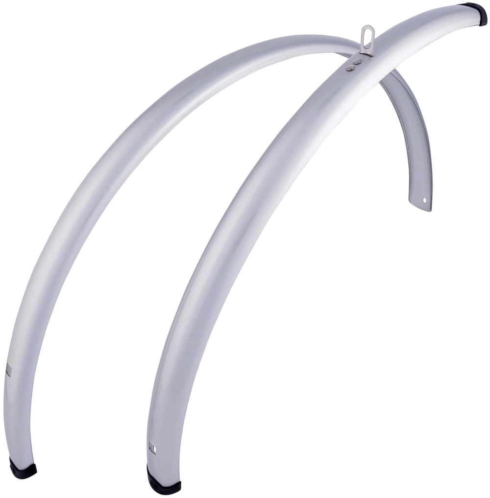 Contec spatbordset splash protect ct fender splash prot. 28 42mm silver shiny