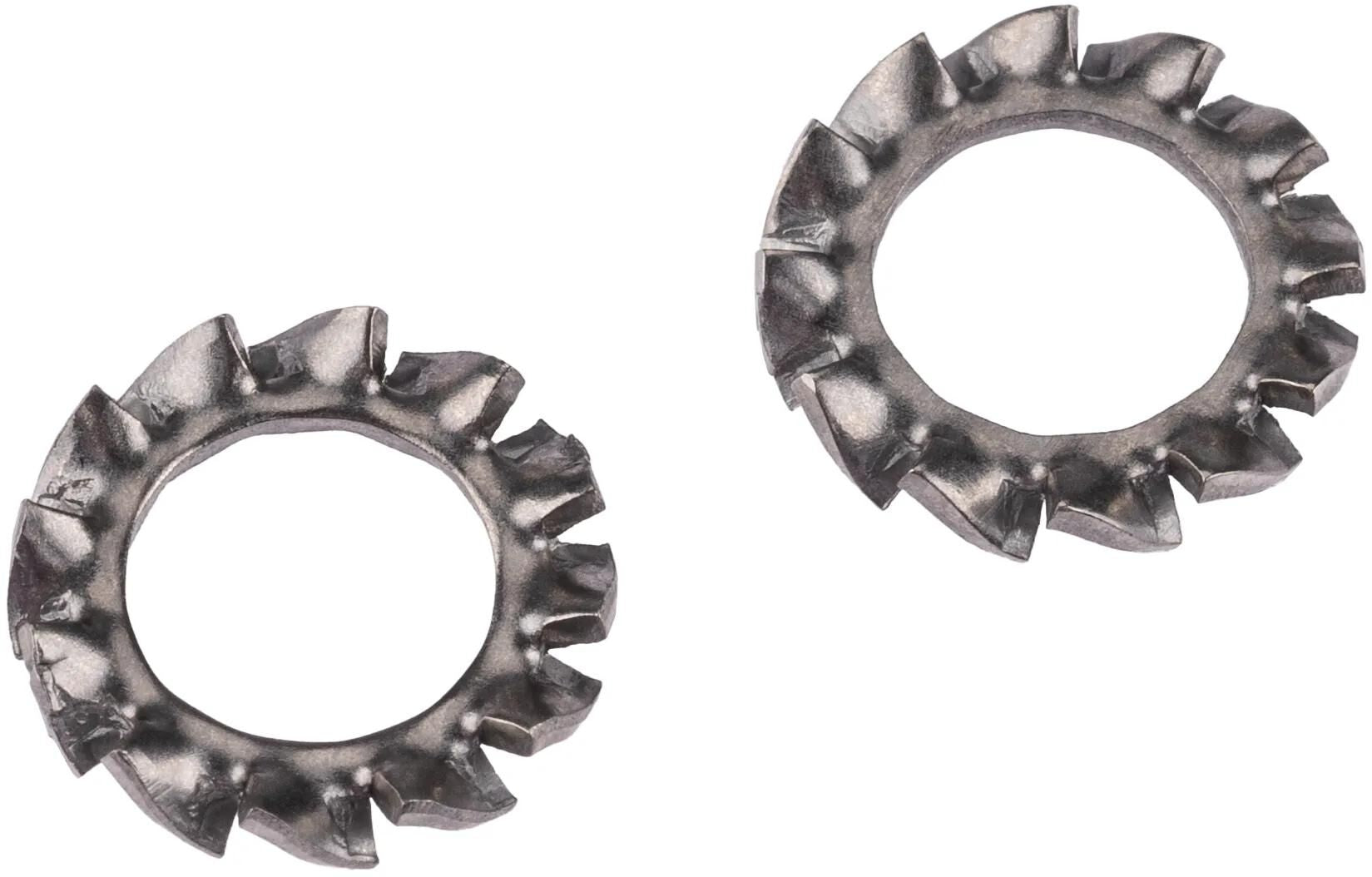 Fix-nippel fächerscheibe serrated washer fix-nip. m6 sst