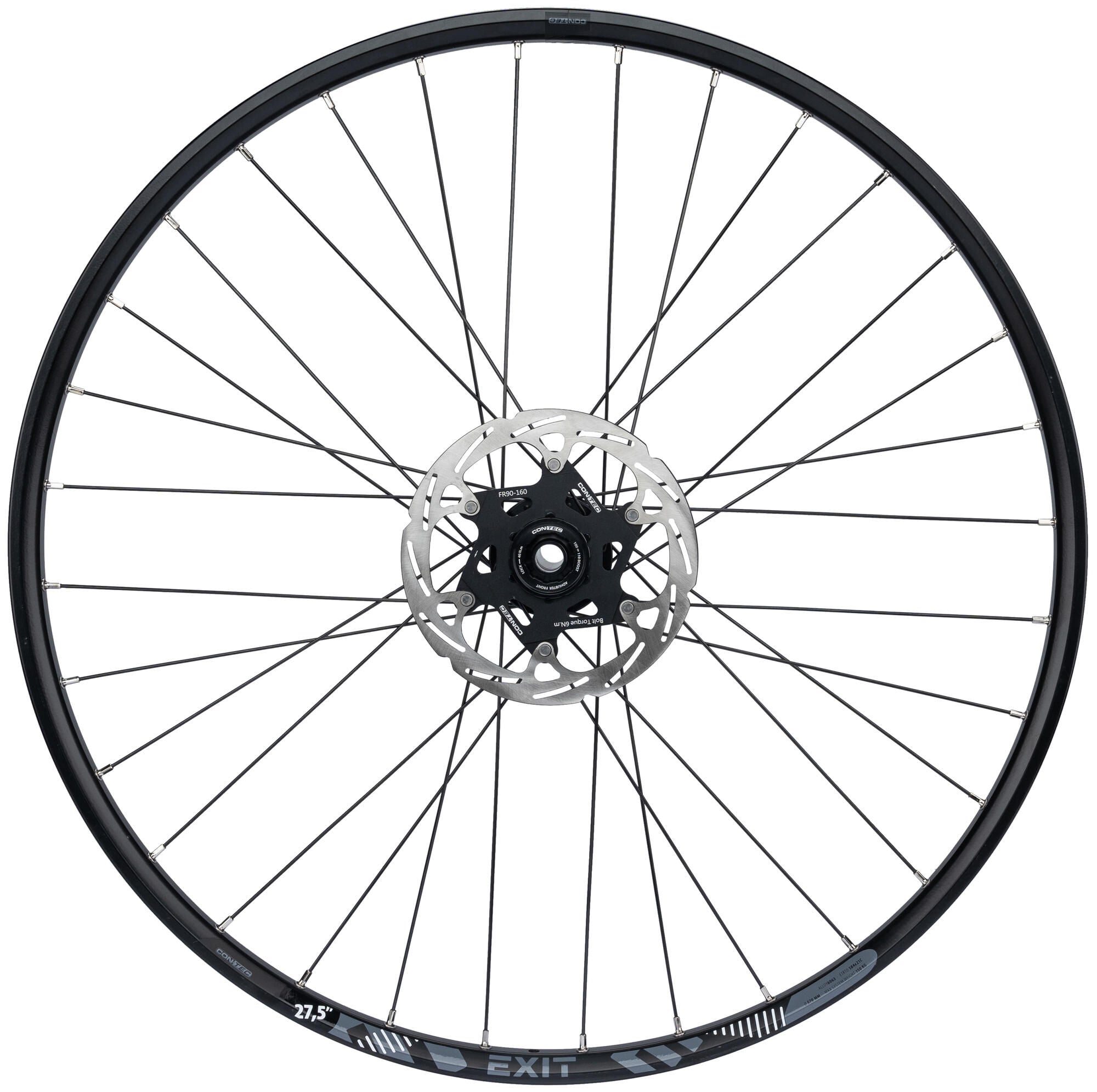 Contec v.r. adapter-kit adhubter voor . ct adapter adhubter front f.vr hubs v.100 to 110mm