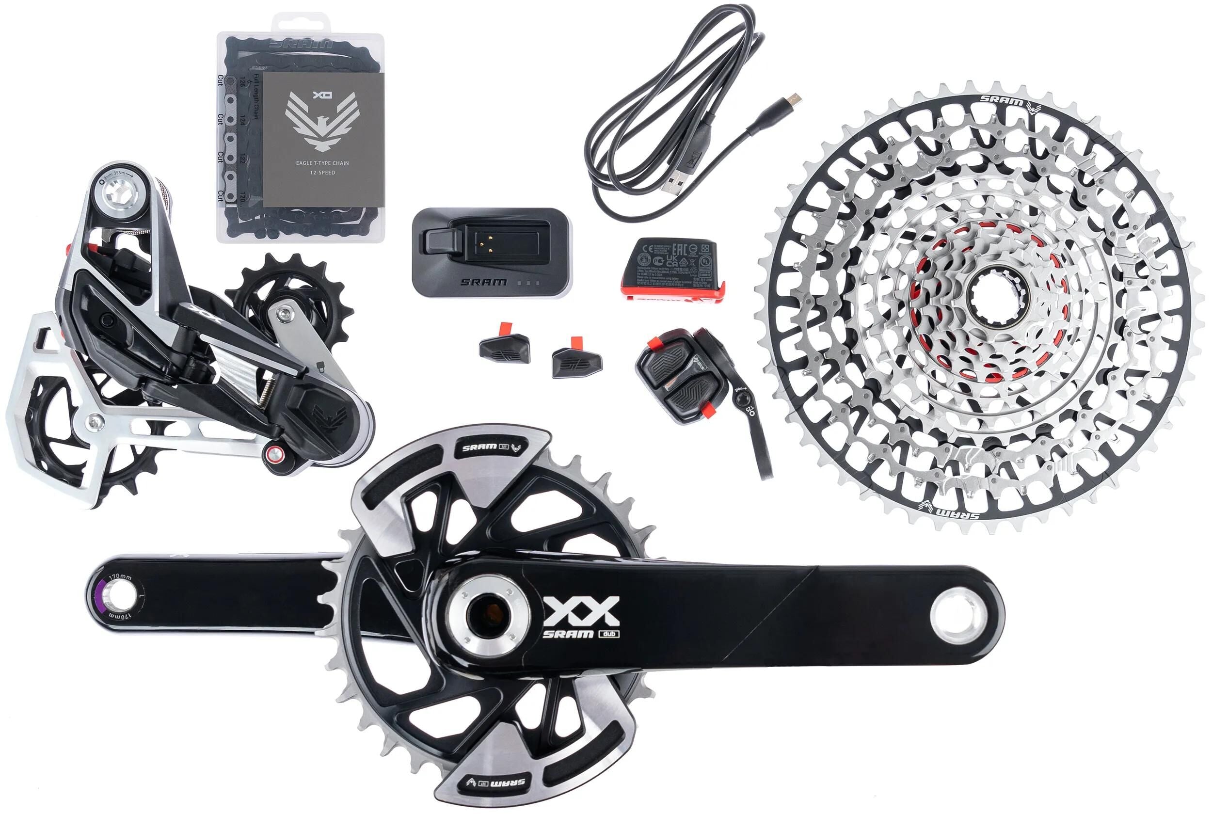 Sram schaltgruppen-set xx eagle axs transmission set xx eagle 170mm axs q174 32t tm