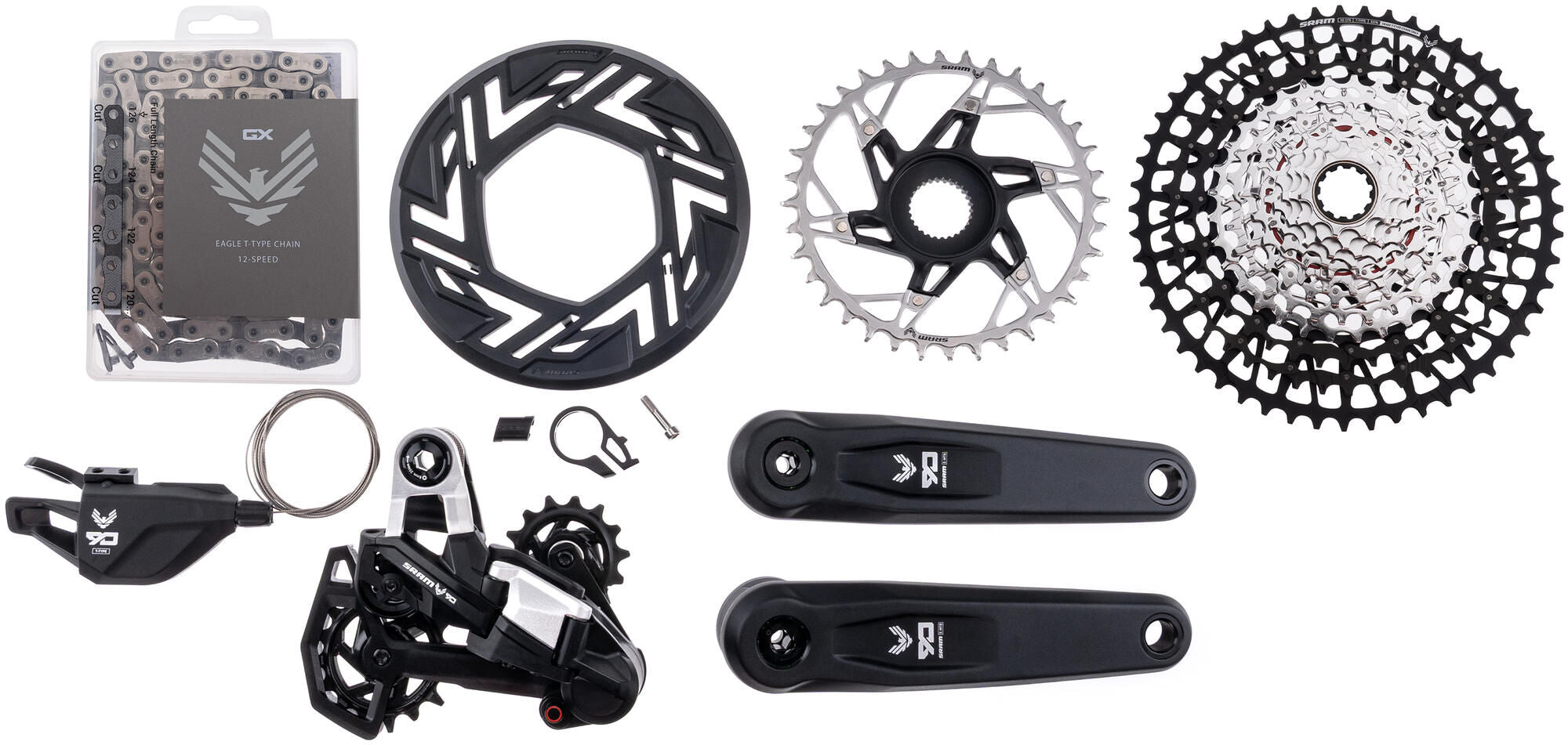 Sram schakelgroep-set eagle 90 transmission e-bike shifting group set t eagle 90 brose 160 mm