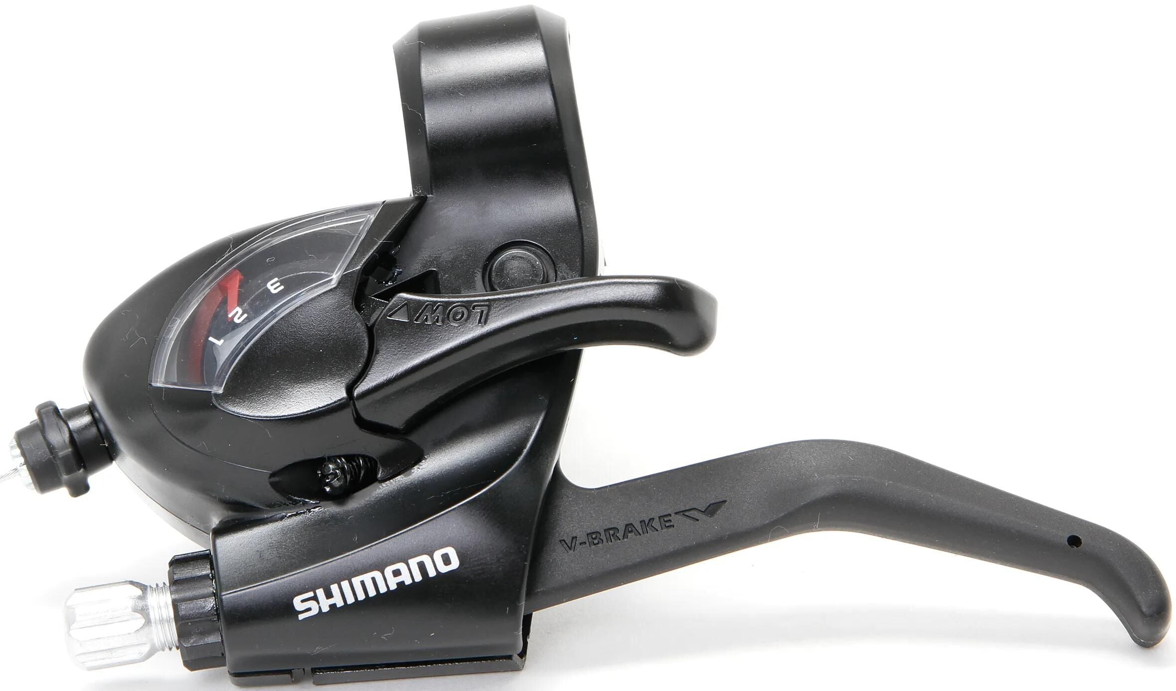 Shimano versteller (links) met remhendel 3 speed tourney st-ef41 - zwart