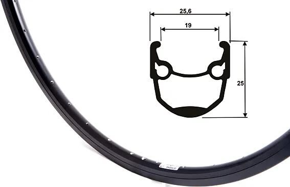 Ryde velg andra 10 rims andra 10 19-559 36l sw disc