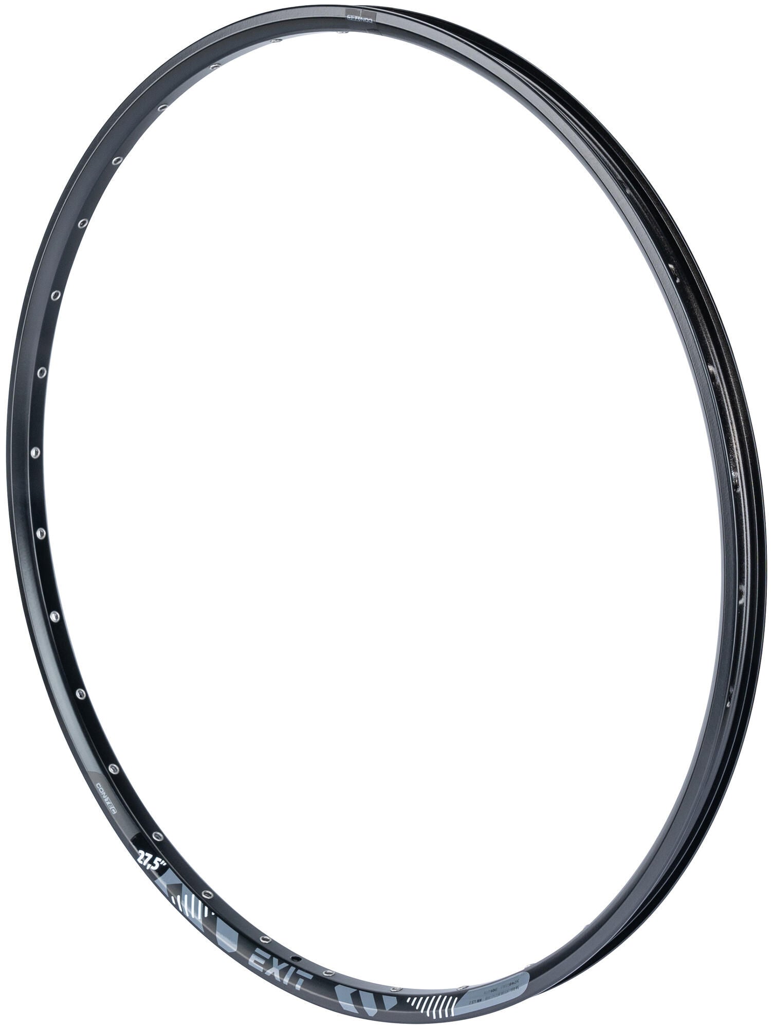 Contec velg exit ct aluminum rims exit 27. 32l. 23-584, sv ,black
