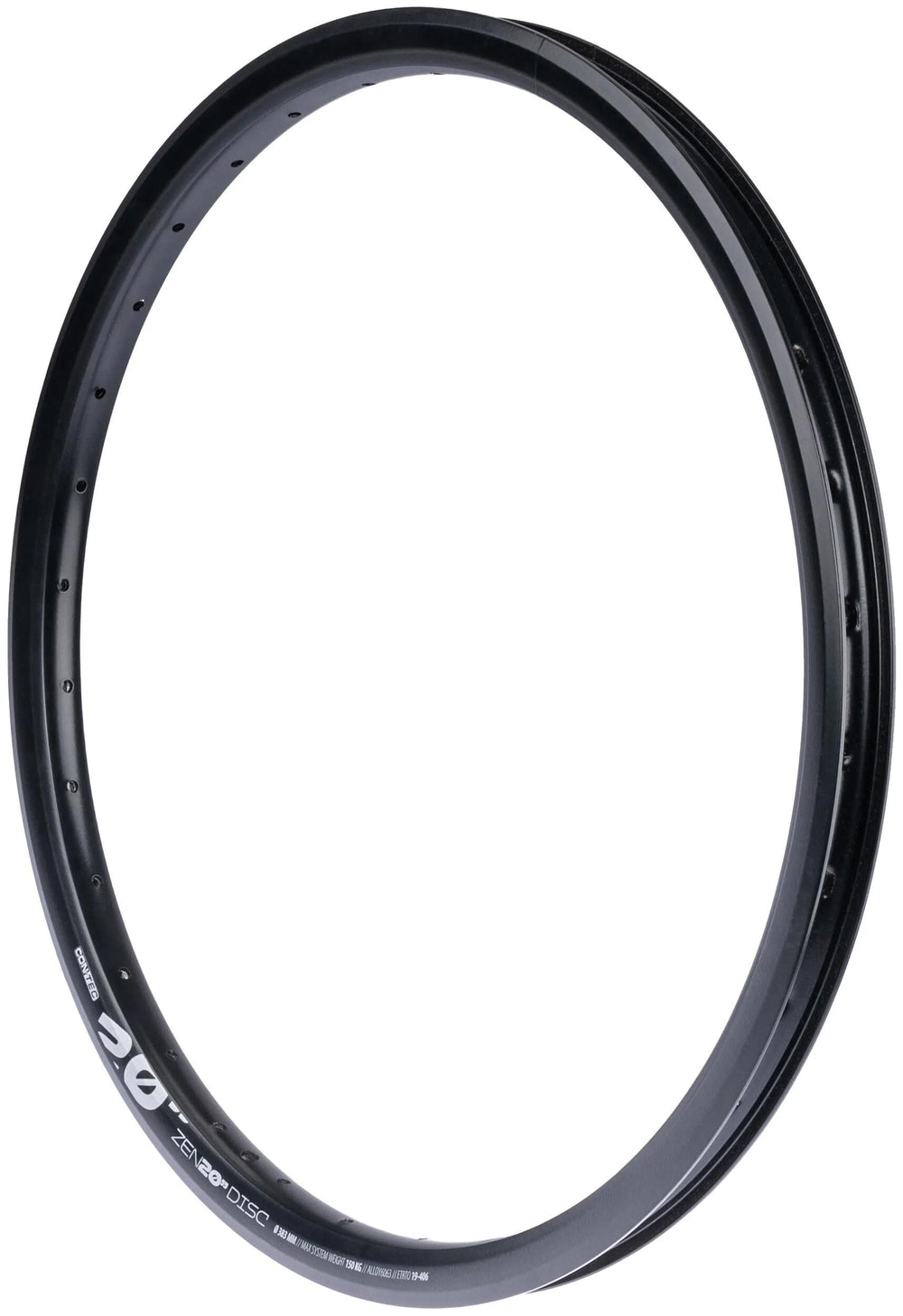 Contec velg zen 20 disc ct aluminium rim zen 20 d 20 , 32l. 19-406, sv, bla
