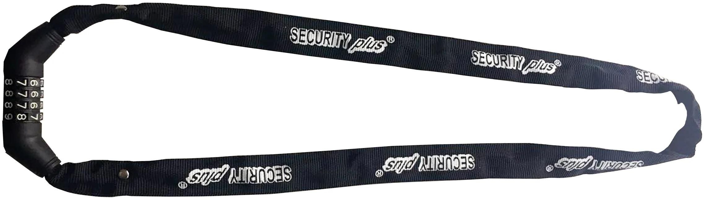 Security plus zahlen-kettenschloss zks 120 comb.chain lock sec.plus zks 120 black