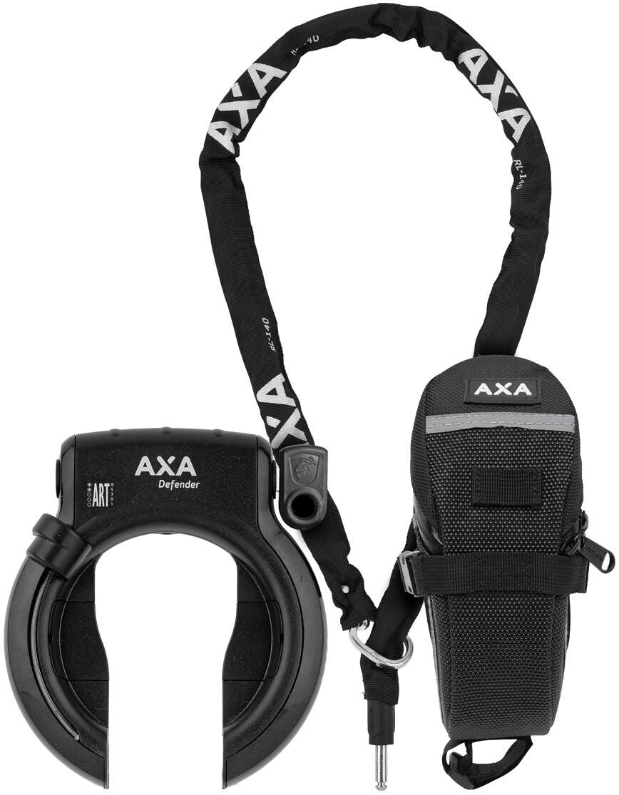 Axa ringslot-set defender frame lock set defen. with bag