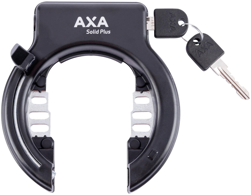 Axa ring- en accuslot set solid plus frame-akkusch. set solid plus az shimano