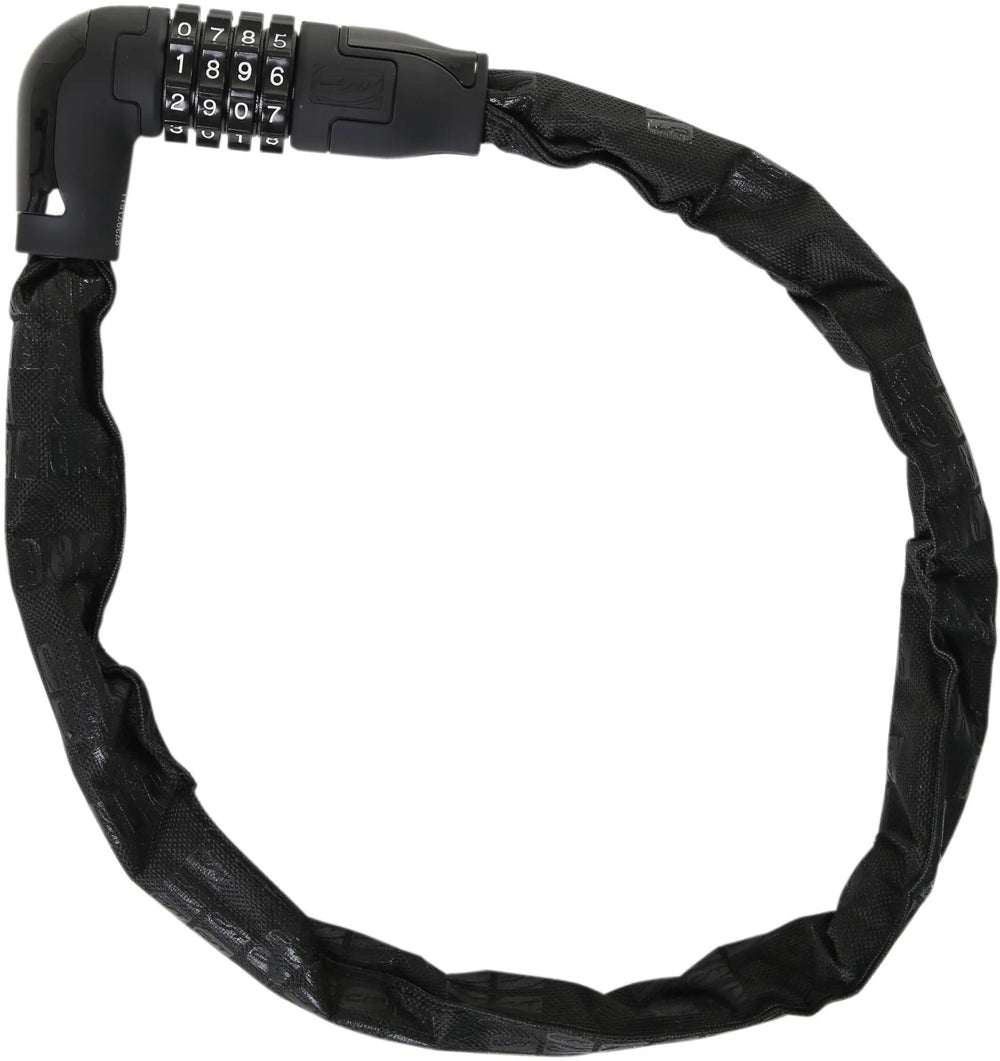 Contec cijfer-kettingslot powerloc ct comb.cha.lock powerloc 6mm x 75cm black