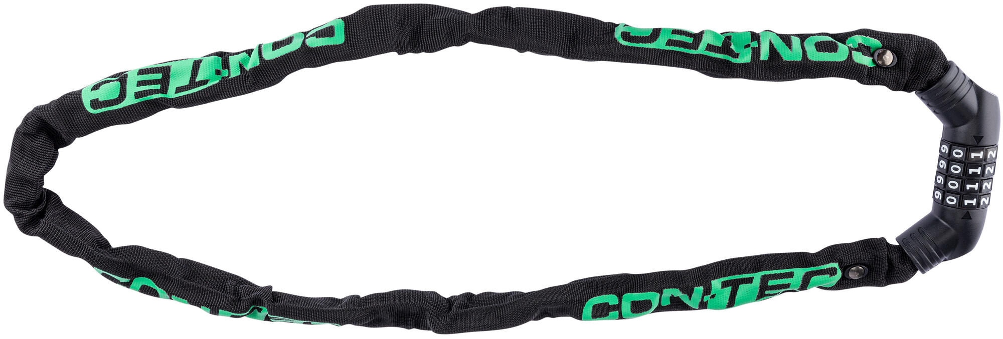 Contec cijfer-kettingslot sloc ct number cable lock sloc 5 mm x 100 cm, black