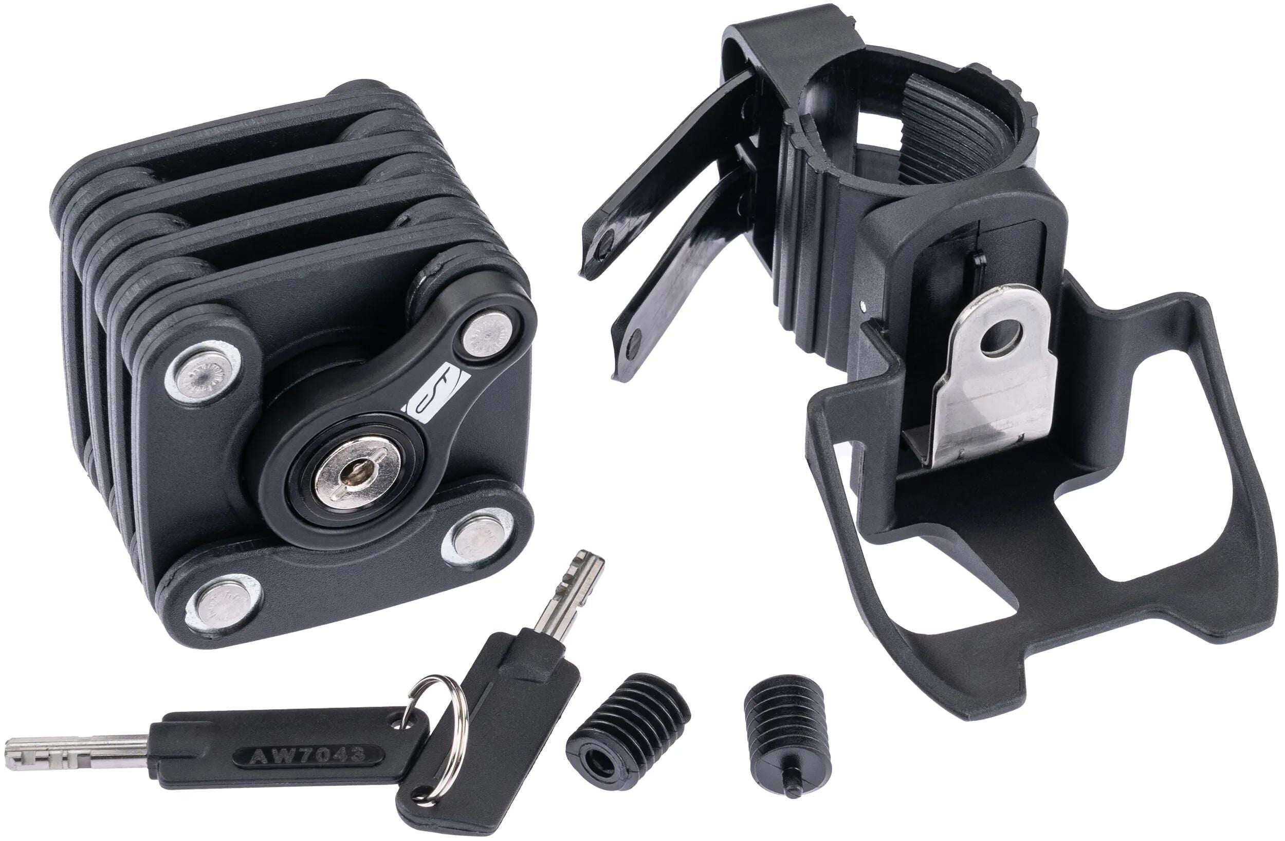 Contec faltschloss blocklock ct folding socket blocklo 64 cm, black