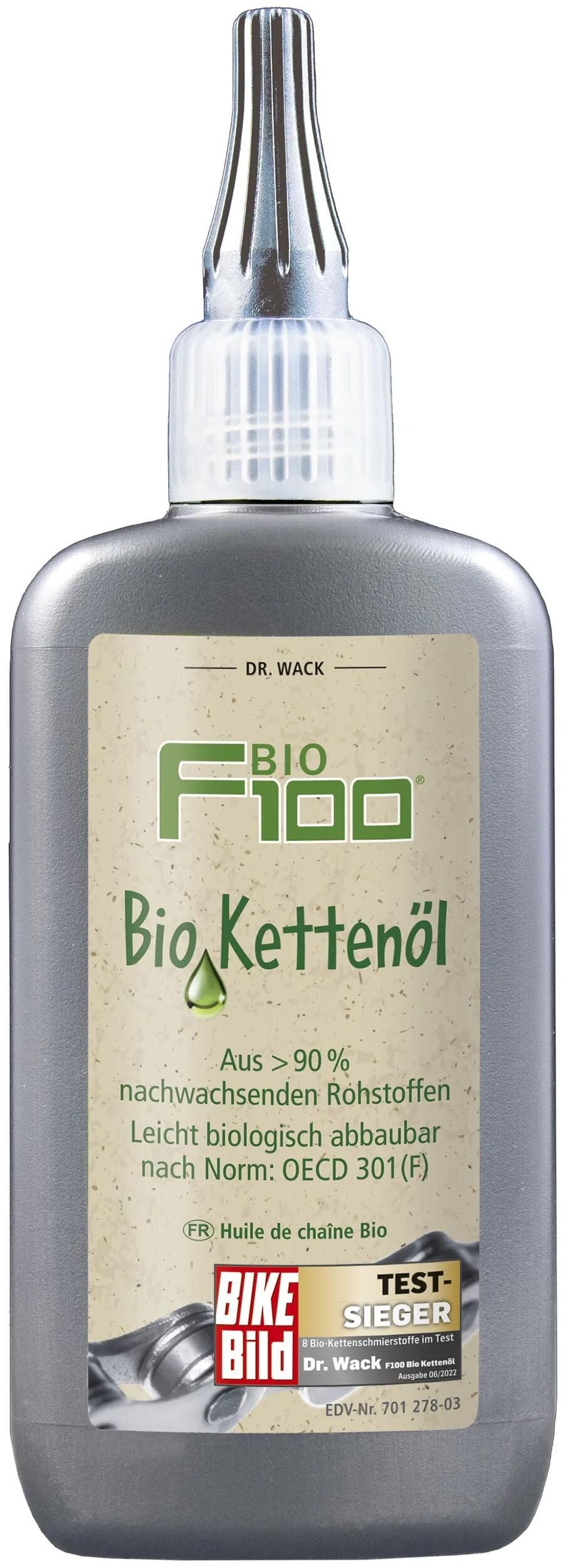 Dr. wack kettenöl f100 chain oil dr.wack 100ml bio 100 ml dropper bottle