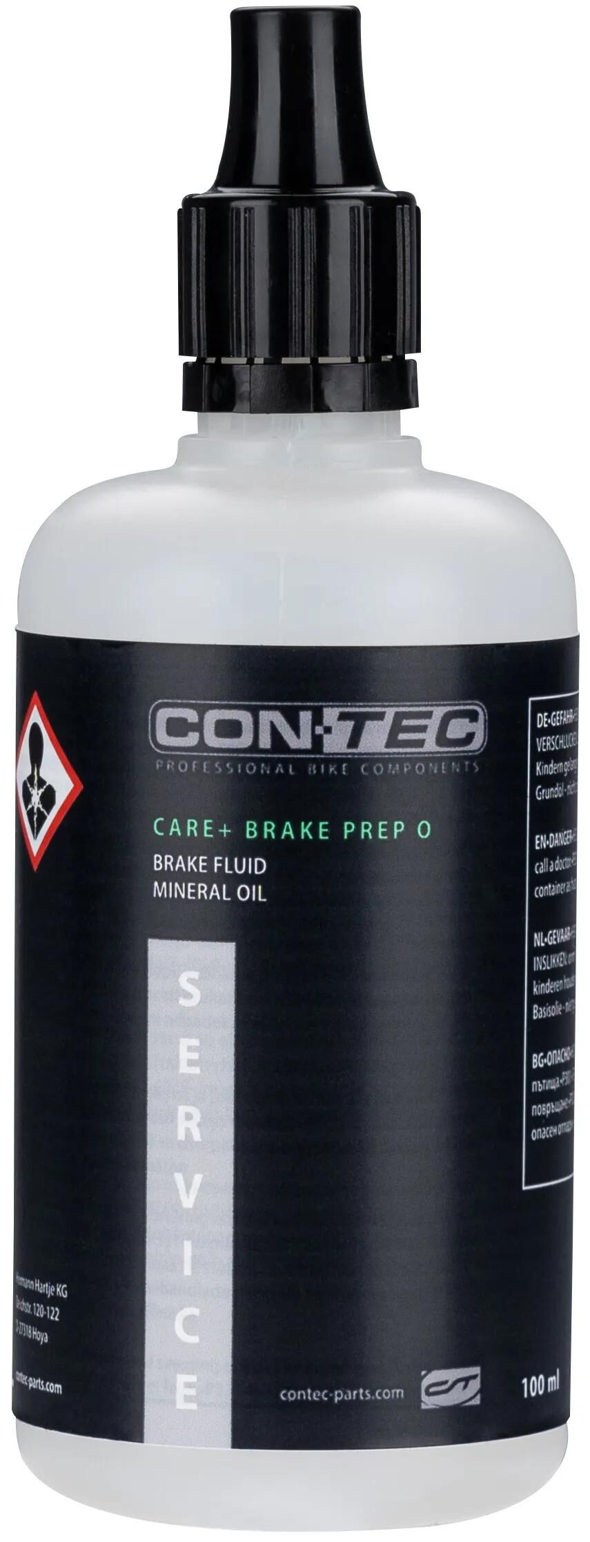 Contec bremsflüssigkeit care+ brake prep o ct brake fluid care+ brake prep o, 100 ml