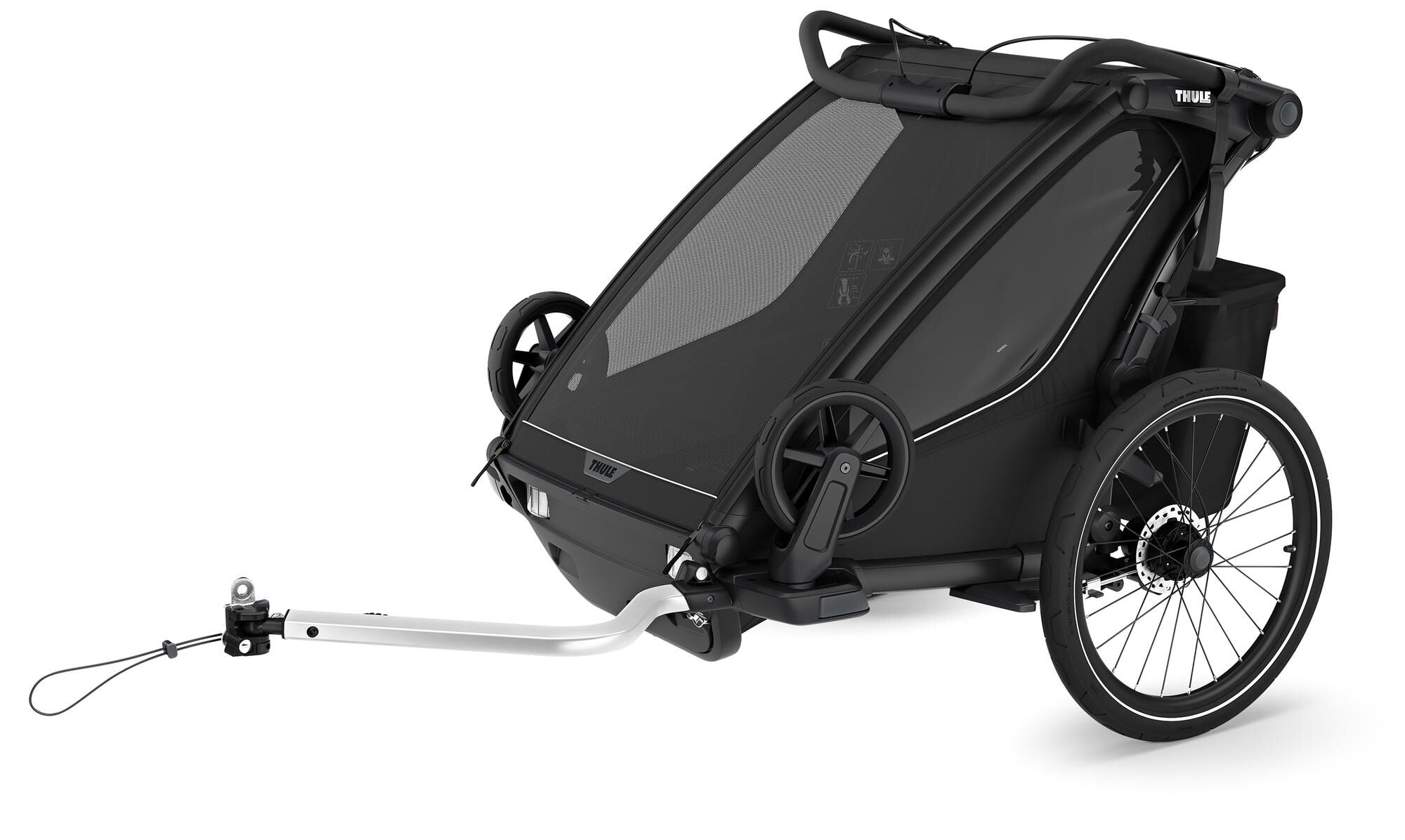 Thule fiets-kinderkar chariot sport 2 double bicycle trailer chariot sport double