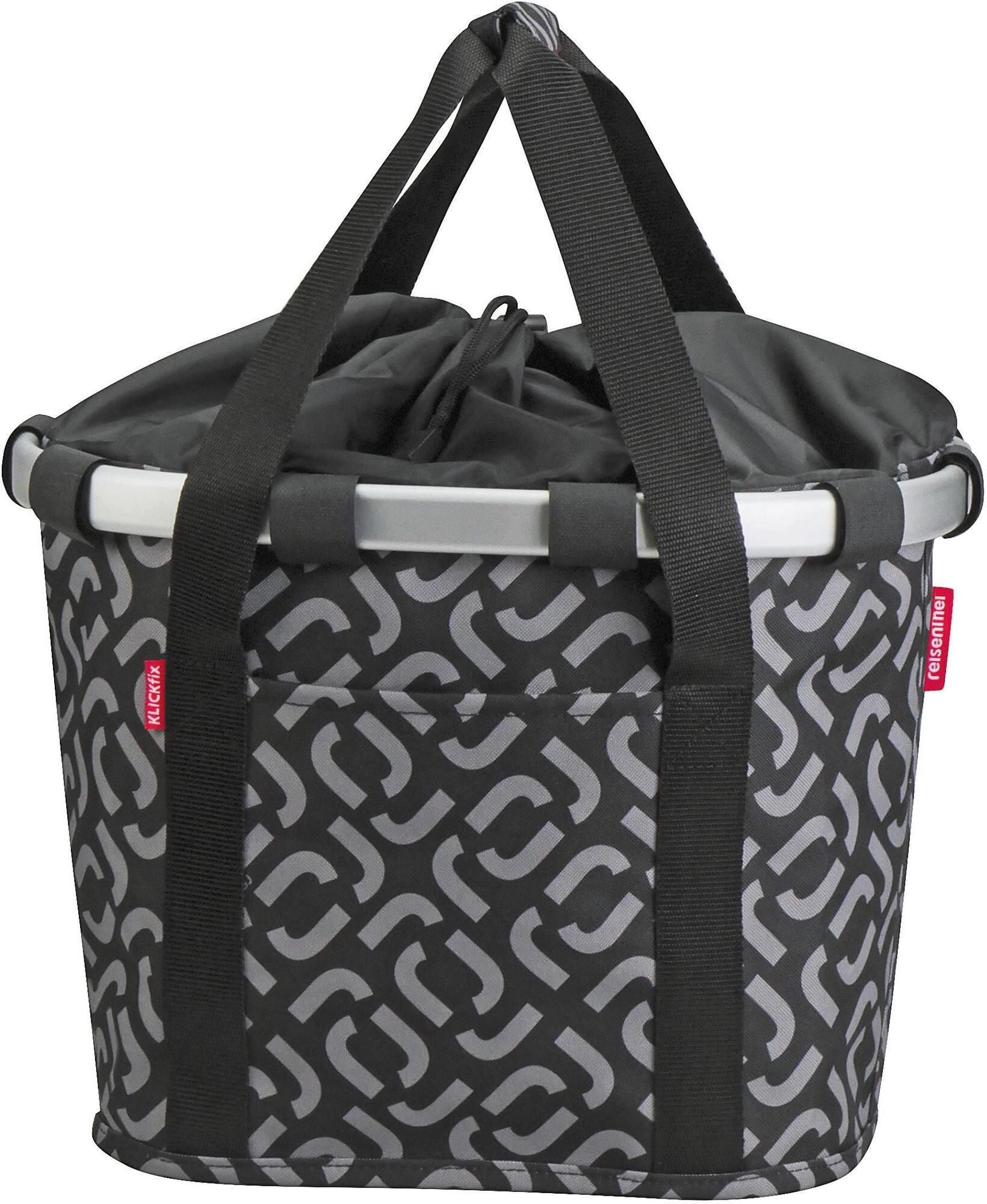 Klickfix rixen kaul shoppertas bikebasket shop.bag r k bikebasket signature black