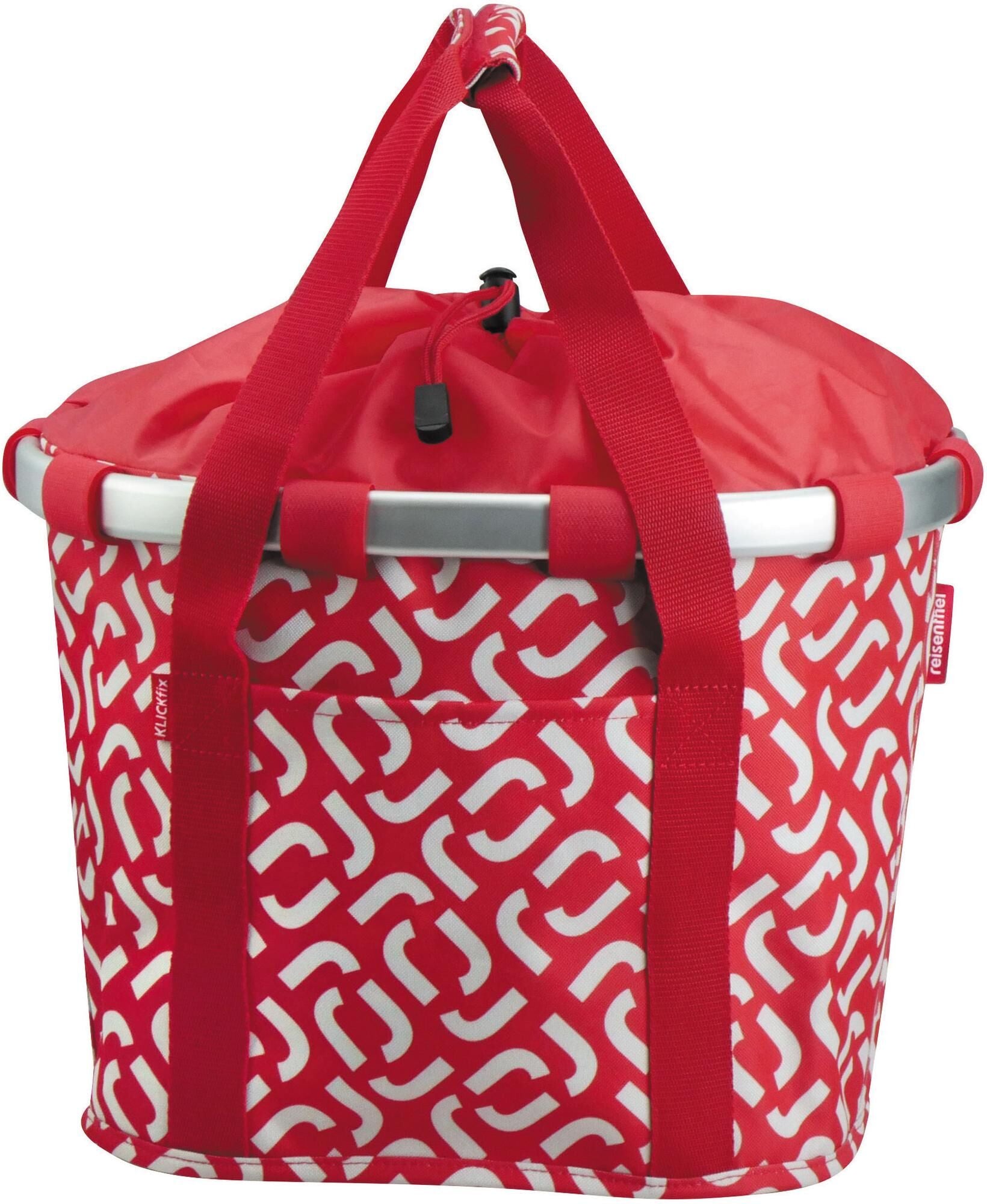 Klickfix rixen kaul shoppertas bikebasket shop.bag r k bikebasket signature red