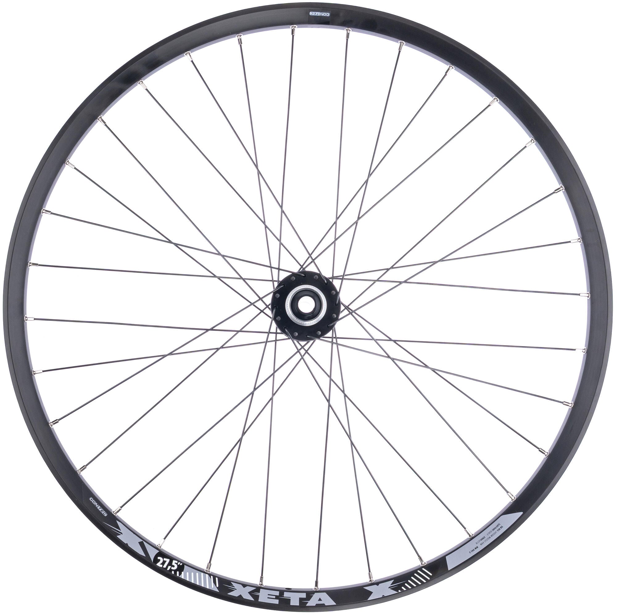 Contec 27,5 voorwiel xeta core 30 ct vr 27.5 xeta core 30 boost 15mm cl sw 2.00
