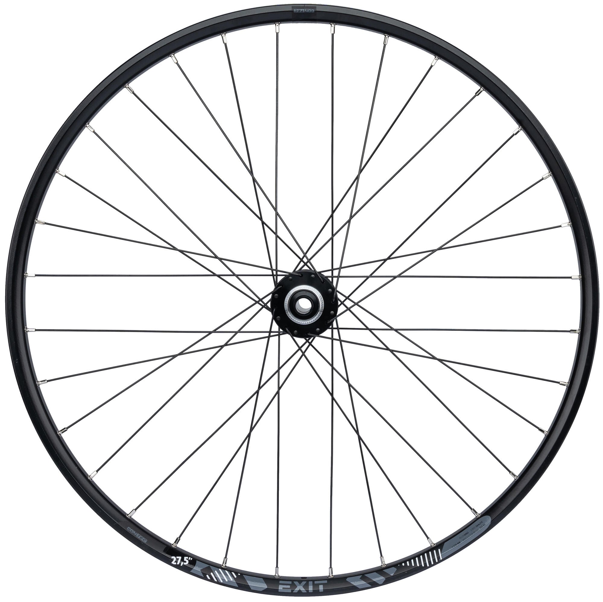 Contec 27,5 voorwiel exit core 21 ct vr 27.5 exit core 21 100 mm 15mm cl sw 2.00