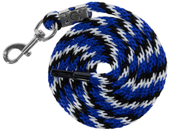 Abi halstertouw mustang karjn haak royaalblauwzwartwit