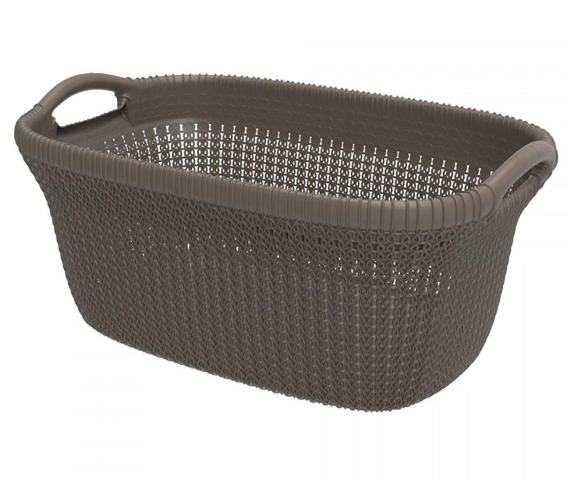 Curver wasmand breisel 40 l metallic bruin