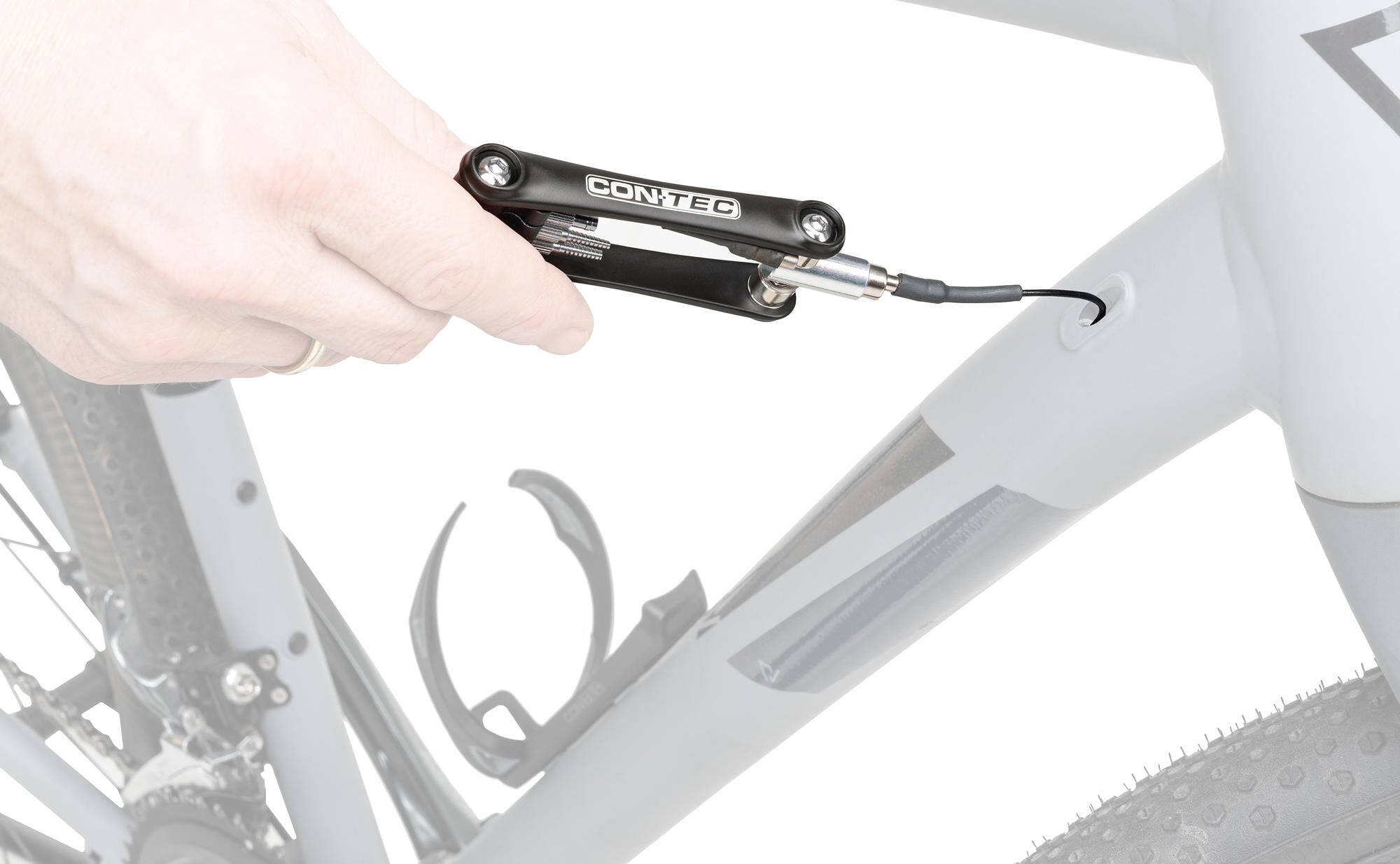 Contec gereedschap voor kabelgeleiding tfm-cable guy ct instal. tool tfm-cable guy black silver