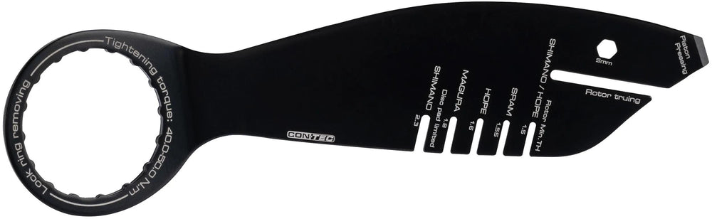 Contec multifunktionswerkzeug tfp-shark ct multitool tfp-shark f.disc brakes black