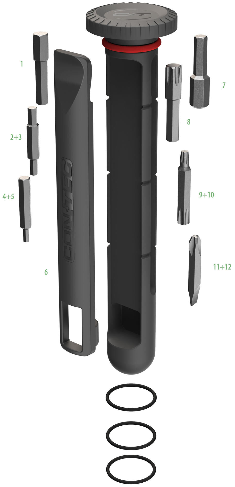 Contec multifunctie-tool treasure bar dlx ct multitool treasure bar dlx 12 functions
