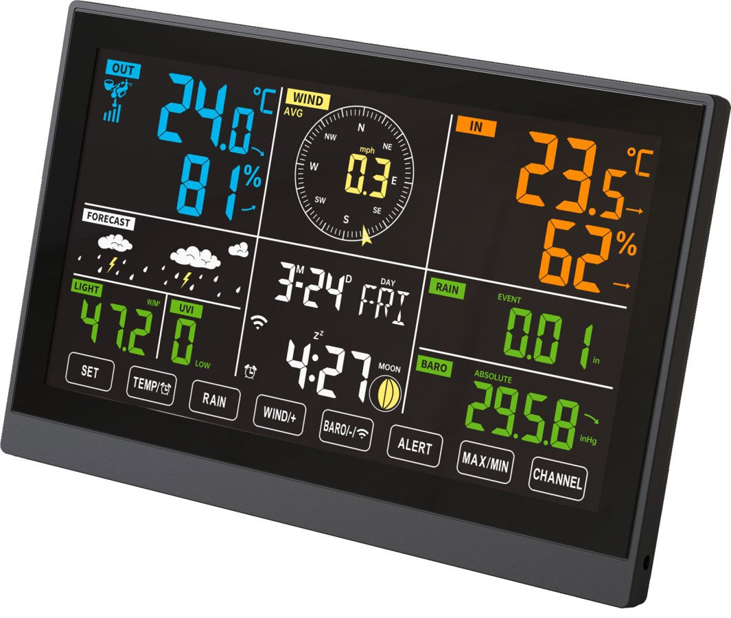 Abi producten digitaal weerstation 7in1 smart