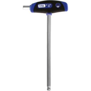 Poignée en T Tête sphérique Clé Allen 2,5 mm Cycle long 100 mm 720611