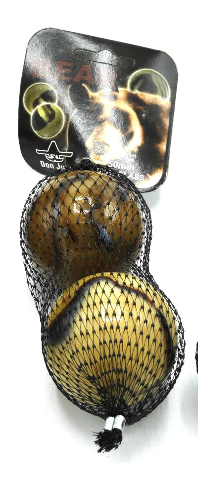 Adic knikker bonken beer 2 stuks 50 mm doorsnee