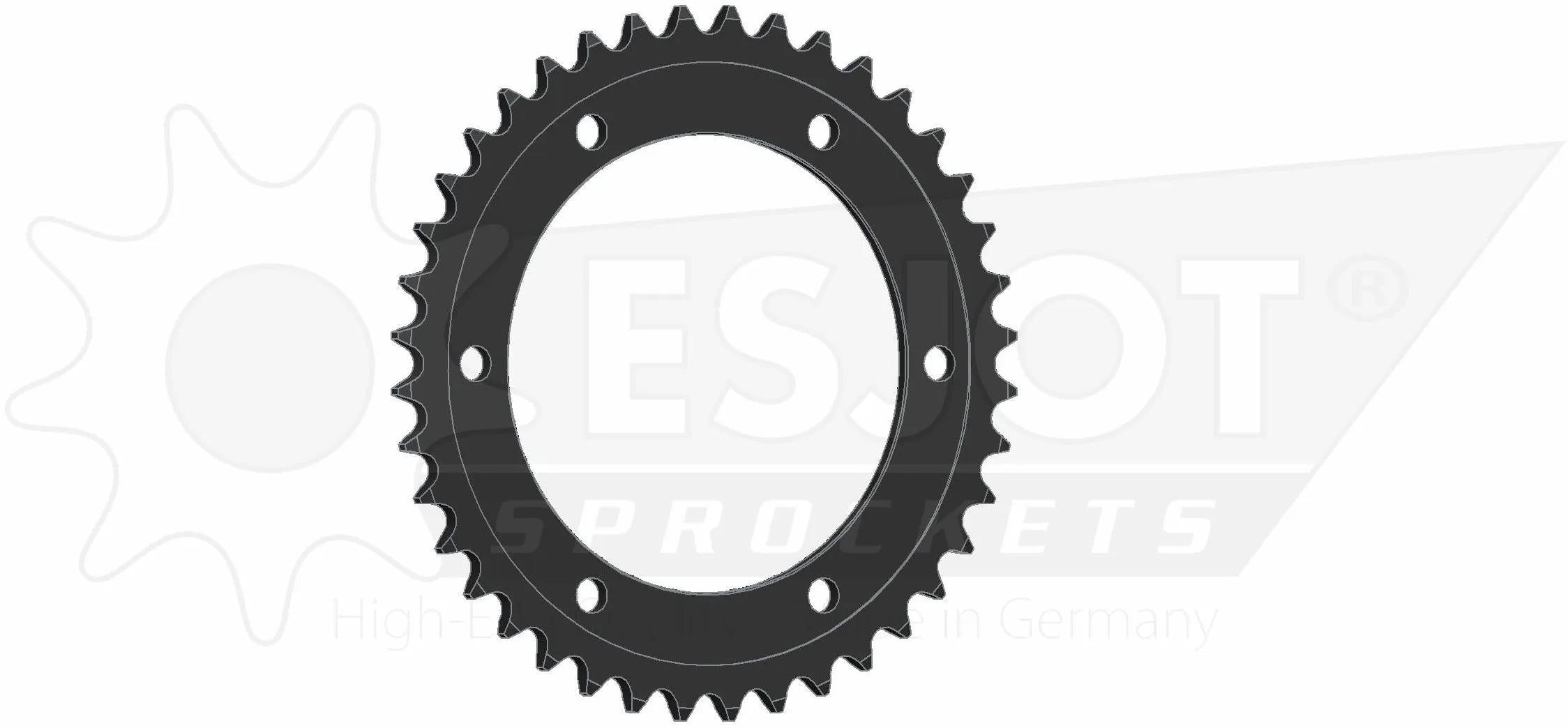 Esjot chain wheel 520 40z steel black