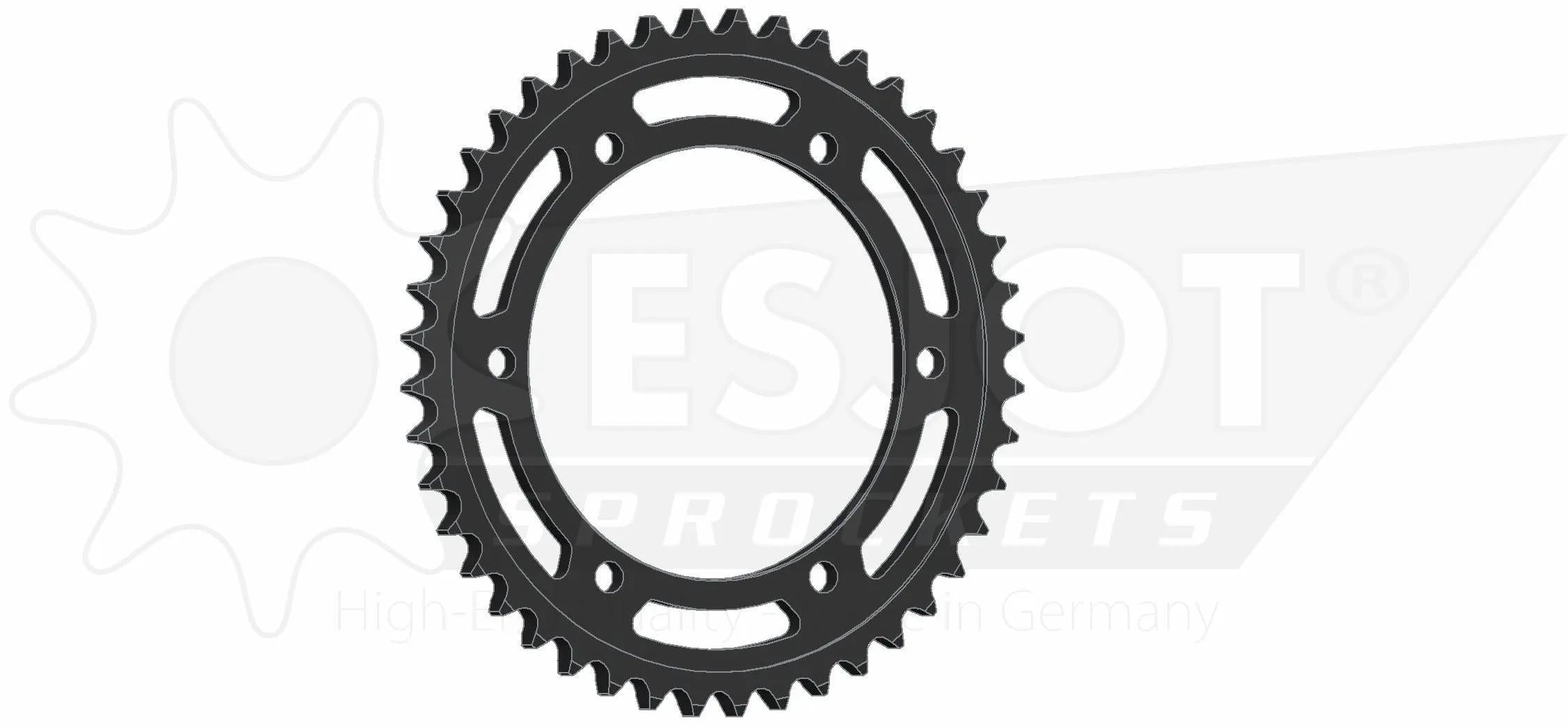 Esjot chain wheel 530 47z steel black