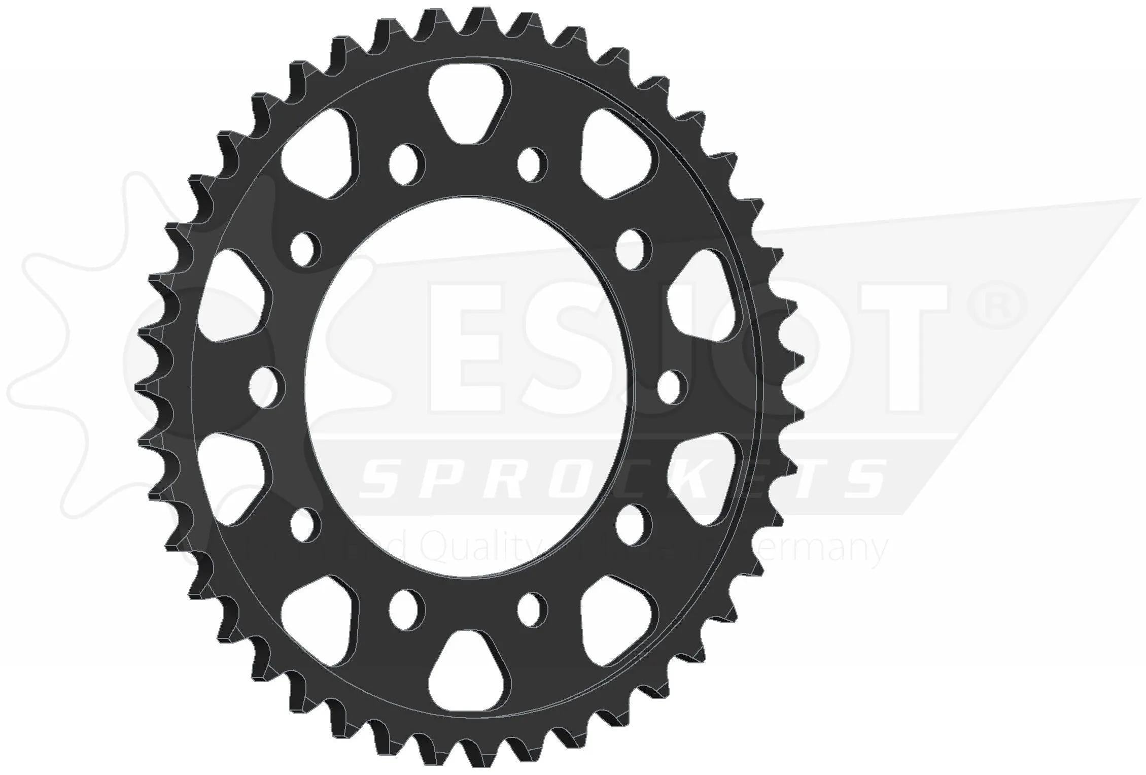 Esjot chain wheel 530 41z steel black