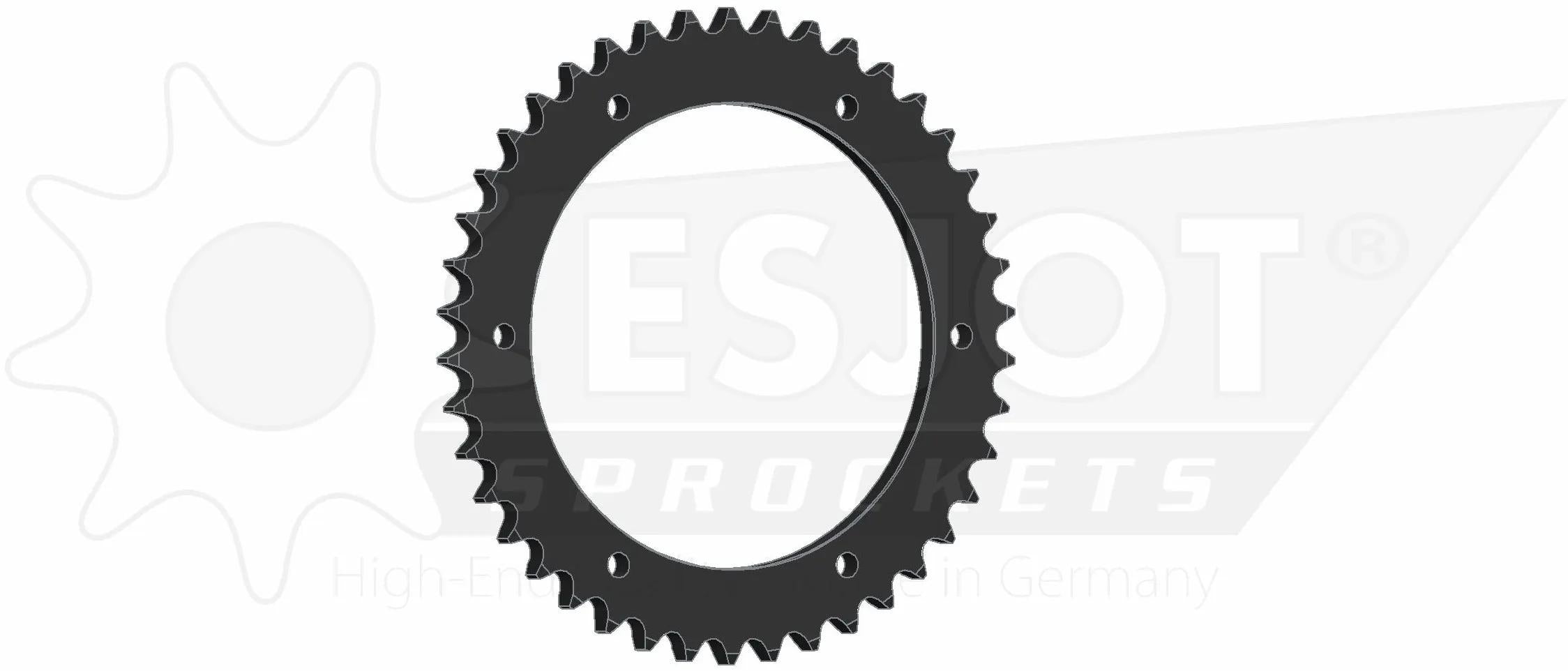 Esjot chain wheel 530 42z steel black