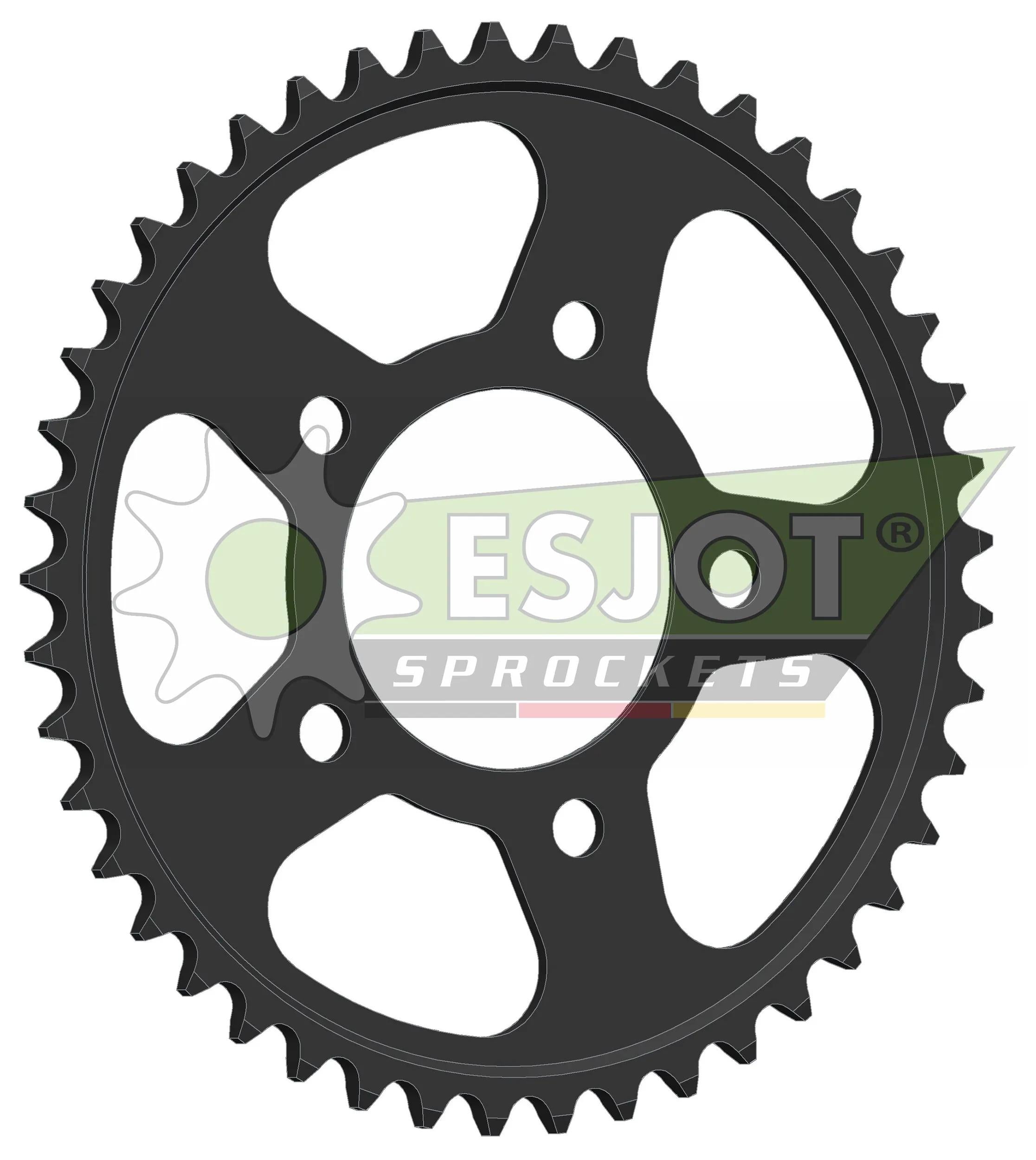 Esjot chain wheel 520 45z steel black