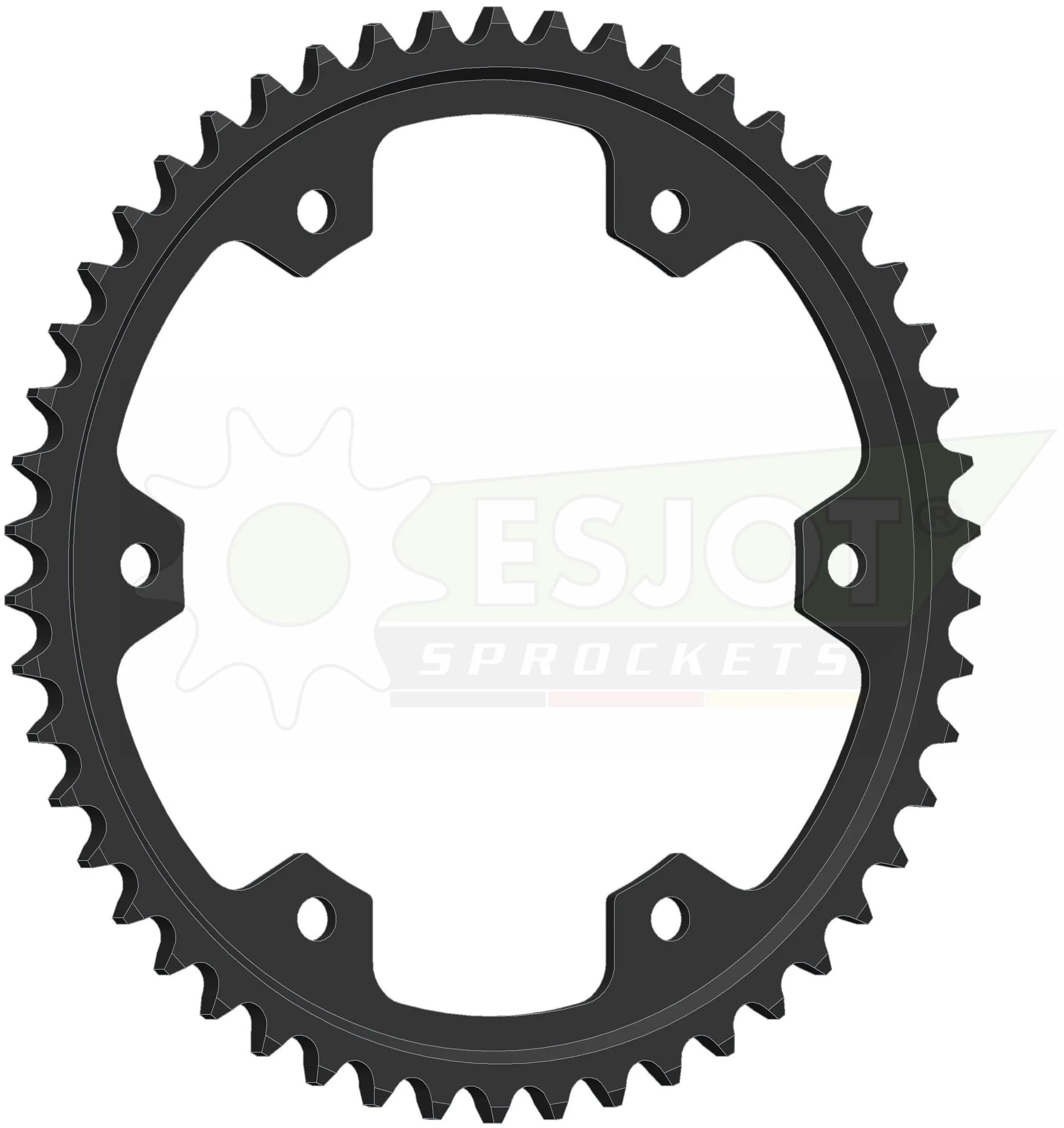 Esjot chain wheel 525 50z steel black