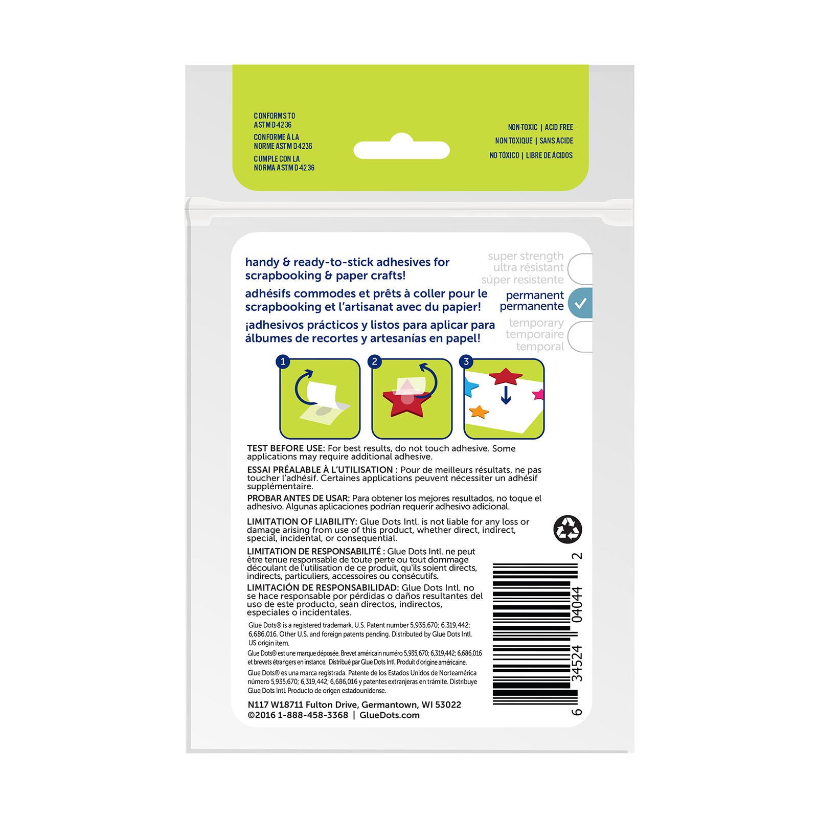 Glue dots • ultra-thin dots sheets 10mm
